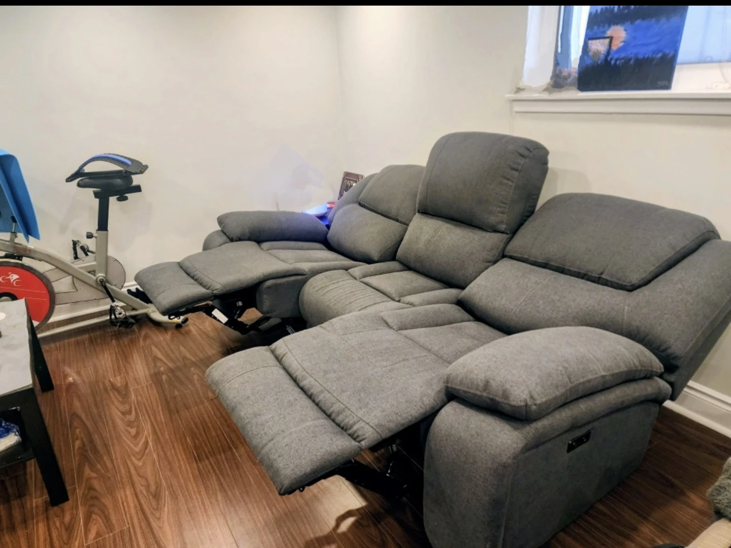 Grey dual recliner - photo 2