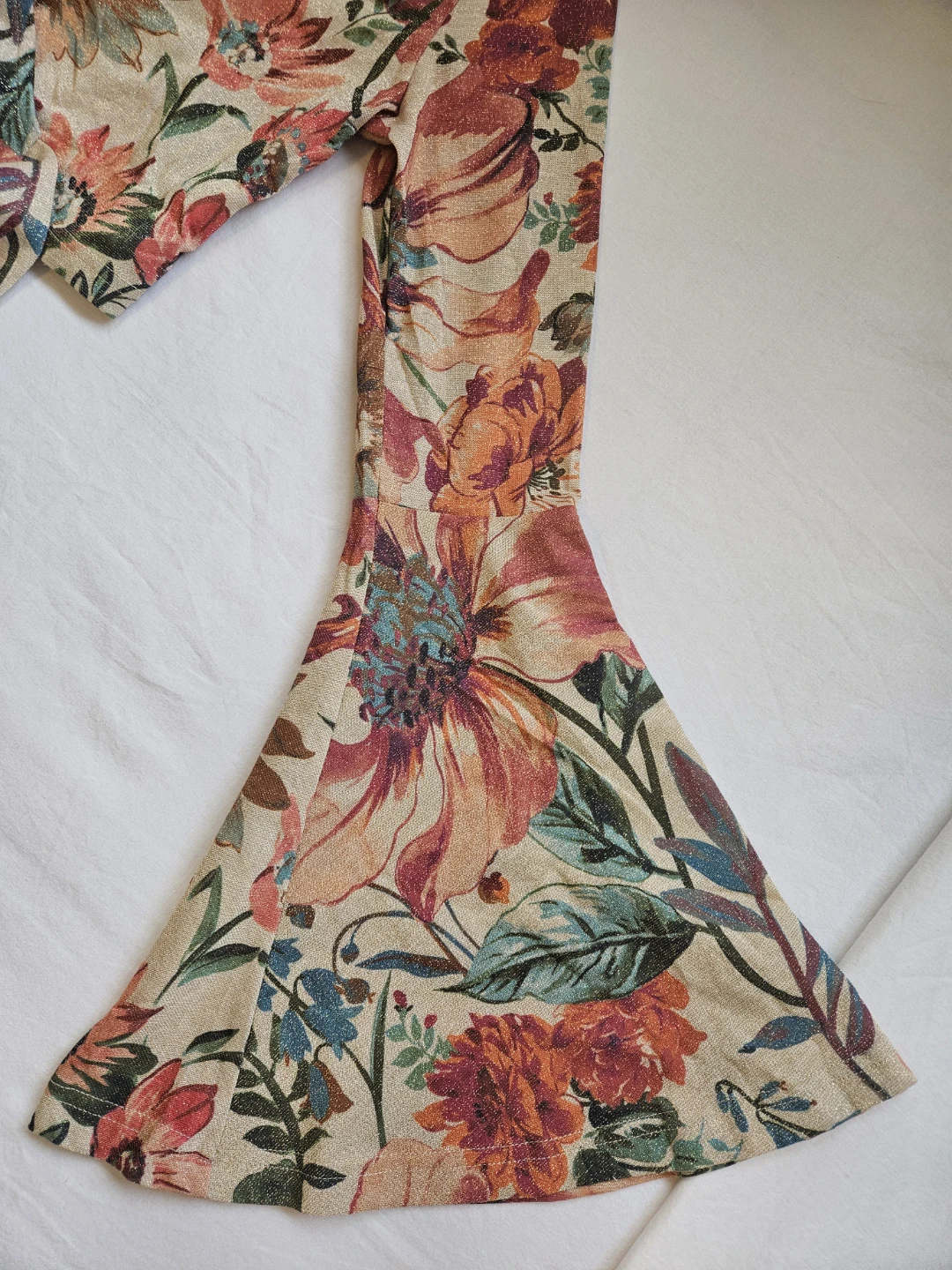 Cider Floral Print Wrap Top Size S - photo 2