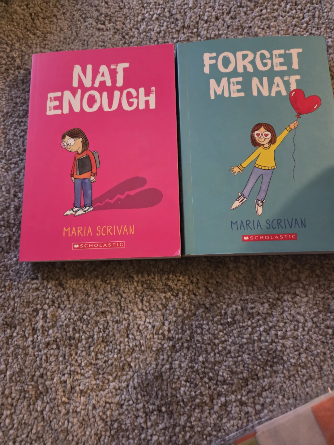 Nat Enough & Forget Me Nat Books by Maria Scrivan