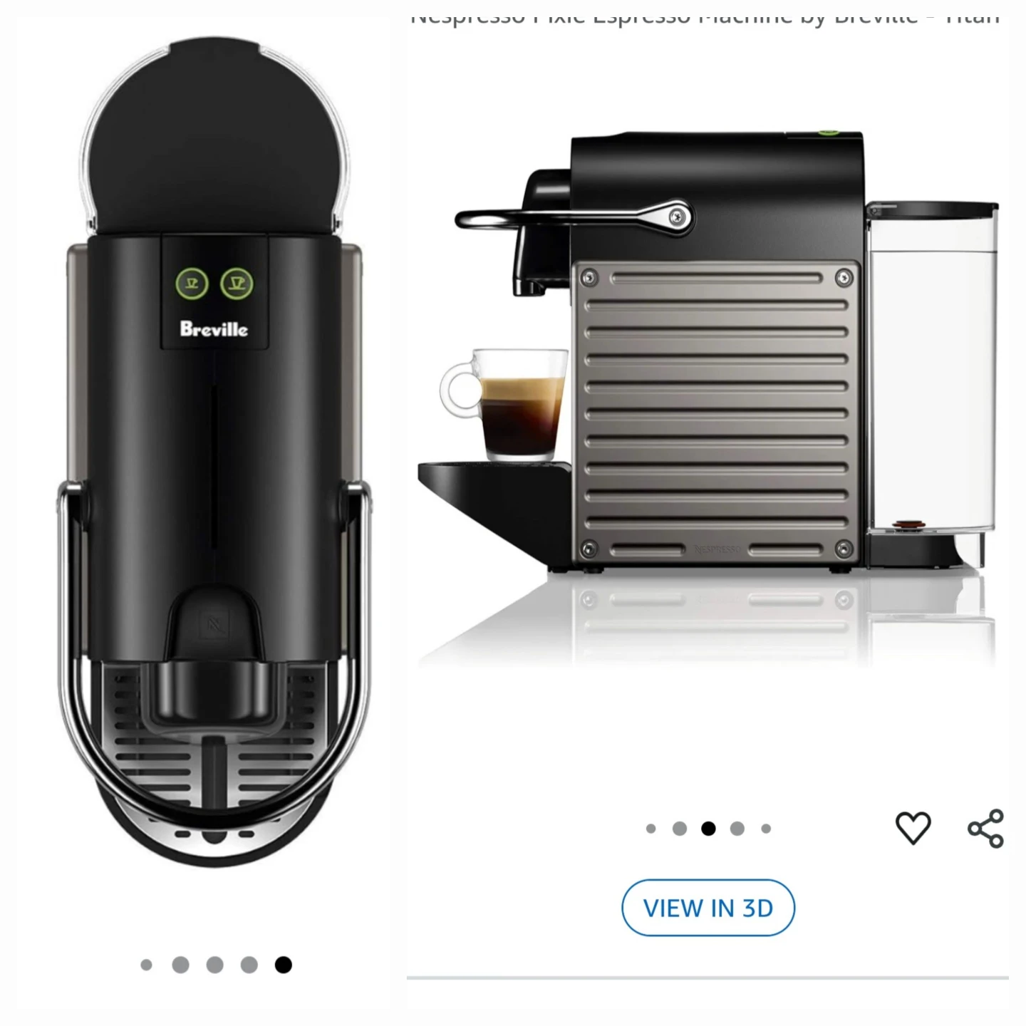 Nespresso Pixie Breville - Titan - photo 4