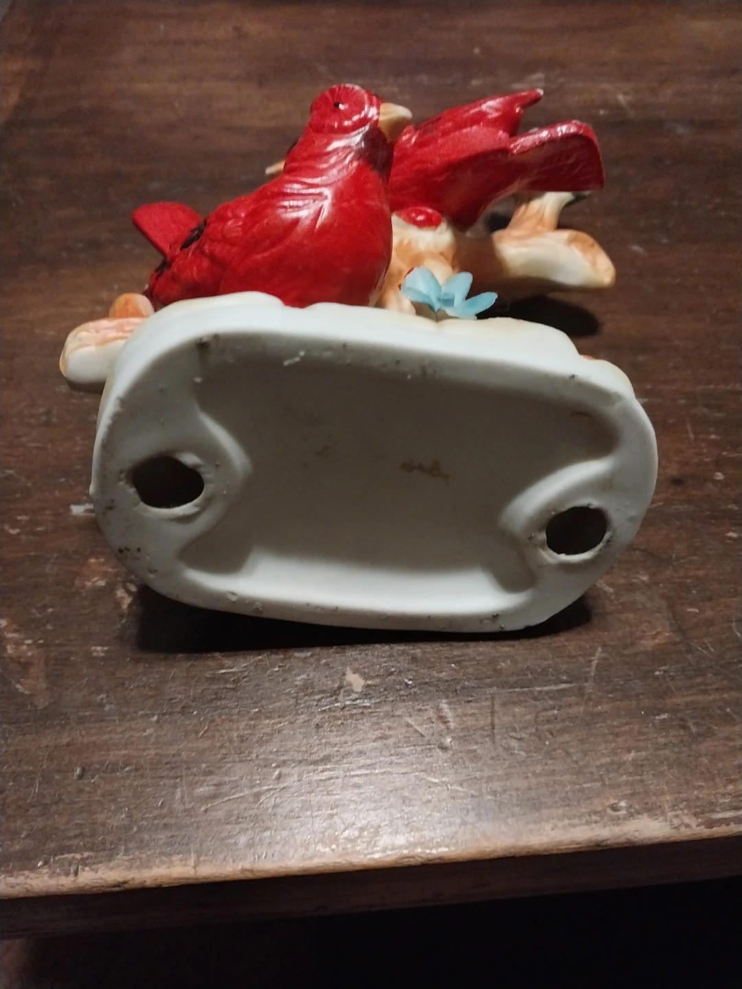 🥕Ceramic Cardinal Figurine on Branch🥕 - photo 2