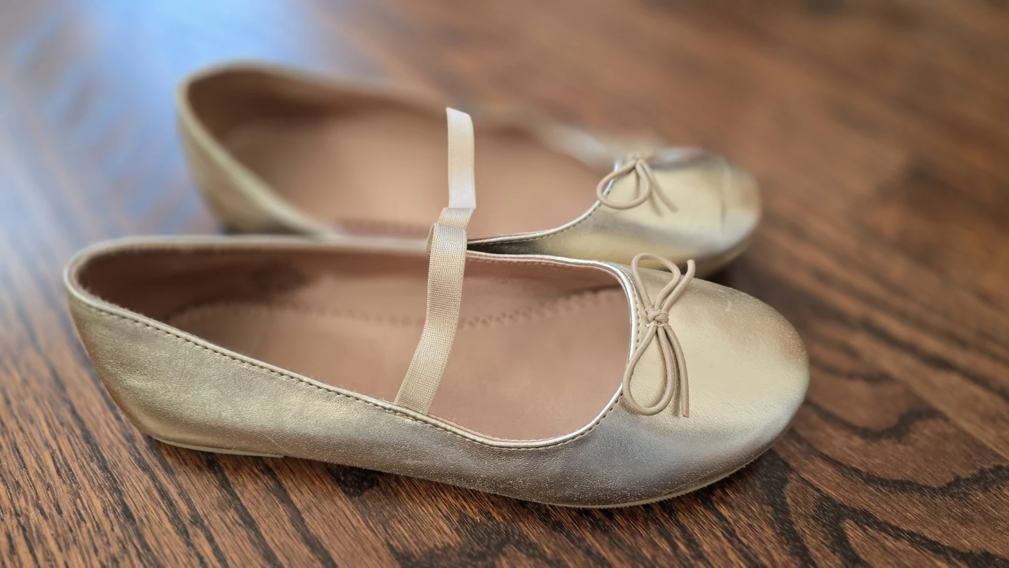 H&M Gold Ballet Flats - Size kids 2 - photo 2