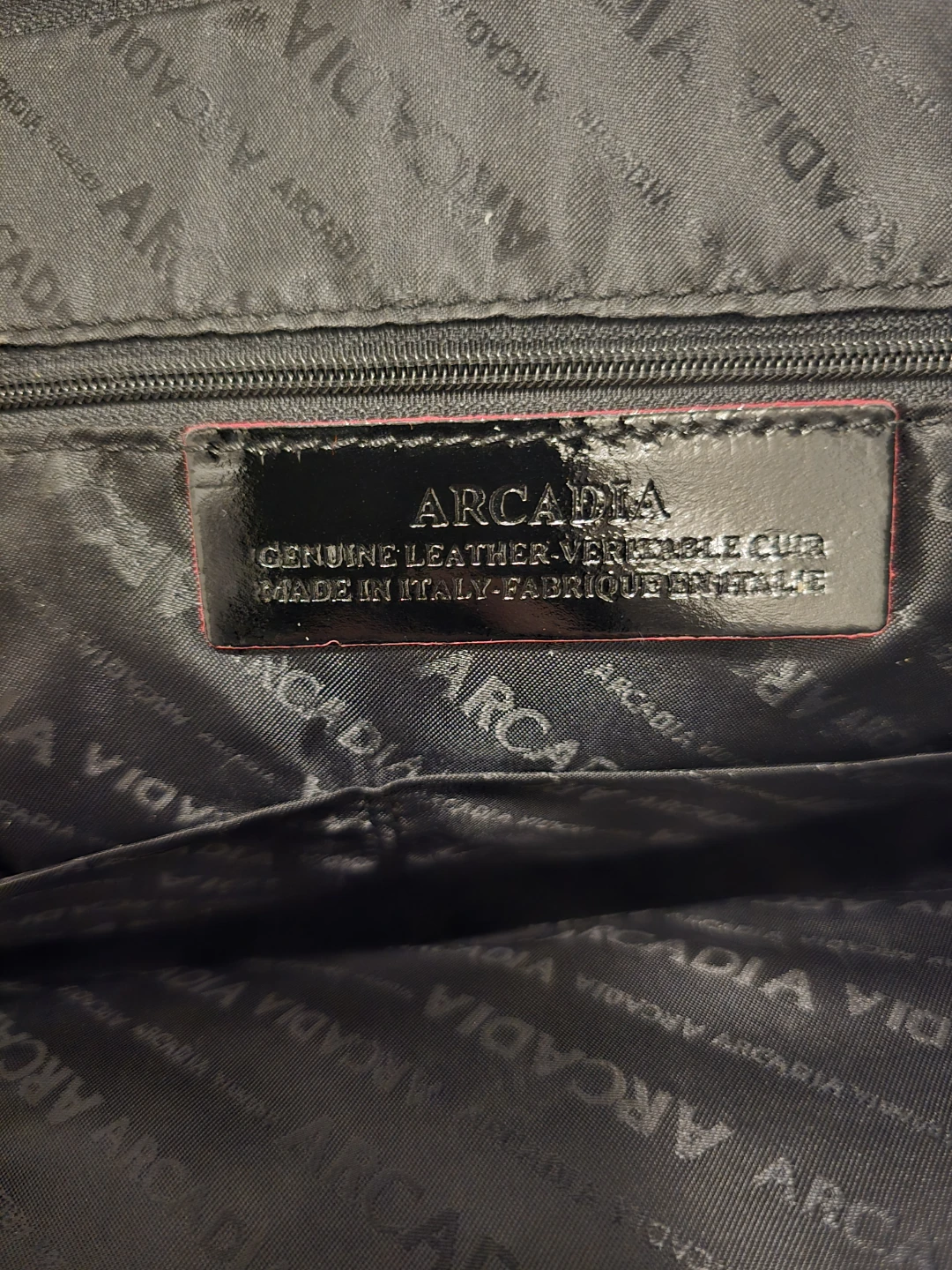 ARCADIA Black Genuine Leather Satchel Handbag - photo 3