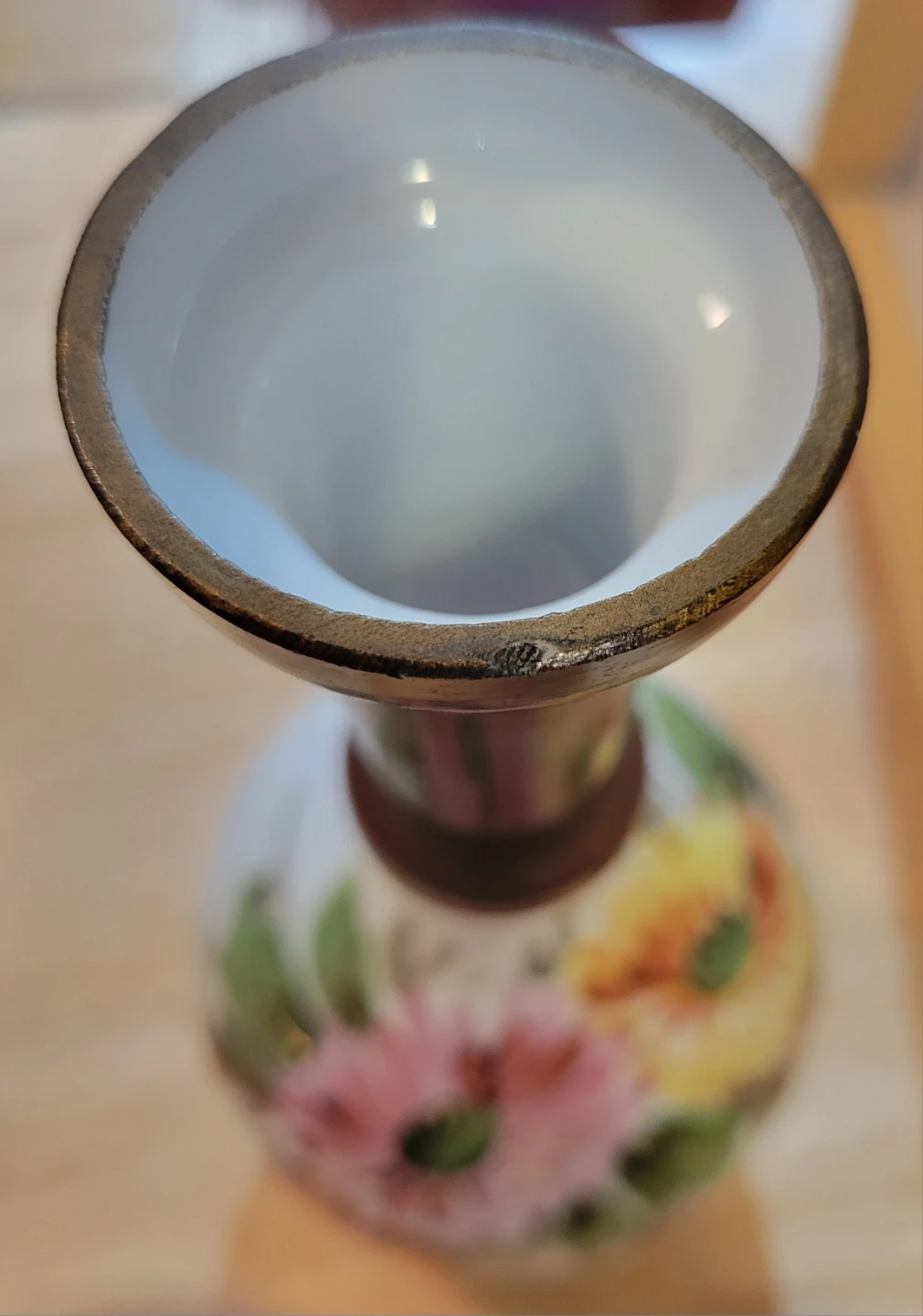 Decorative Vase with Floral Painting - photo 5