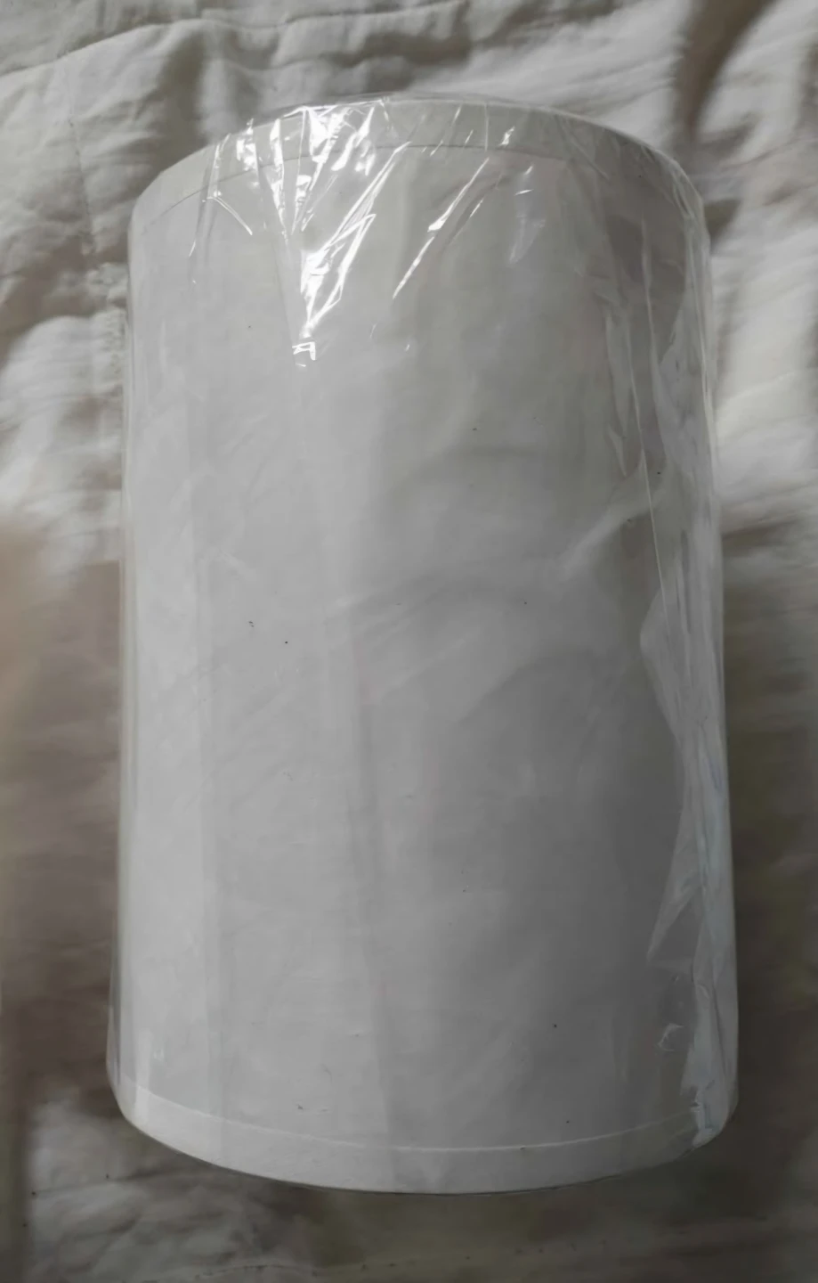 Small White Cylindrical Lampshade 🥕 (Kit Cat Club rescue)