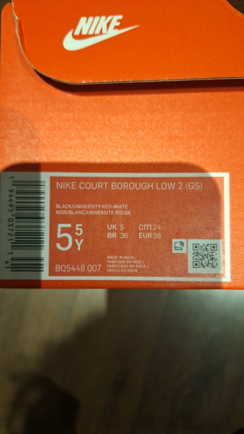 5.5Y Nike Court Borough Low (GS) - photo 3