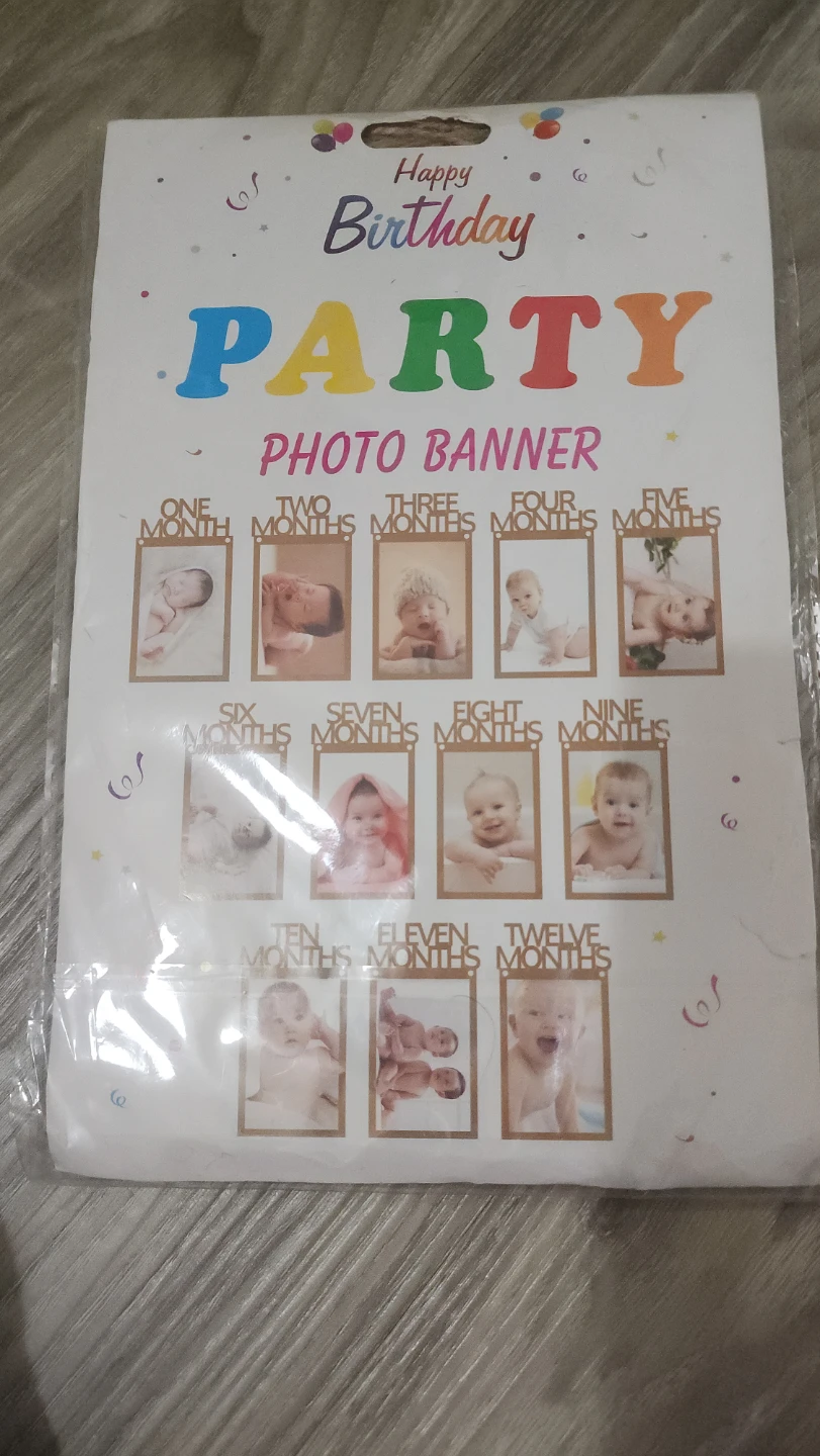 Happy Birthday Photo Banner