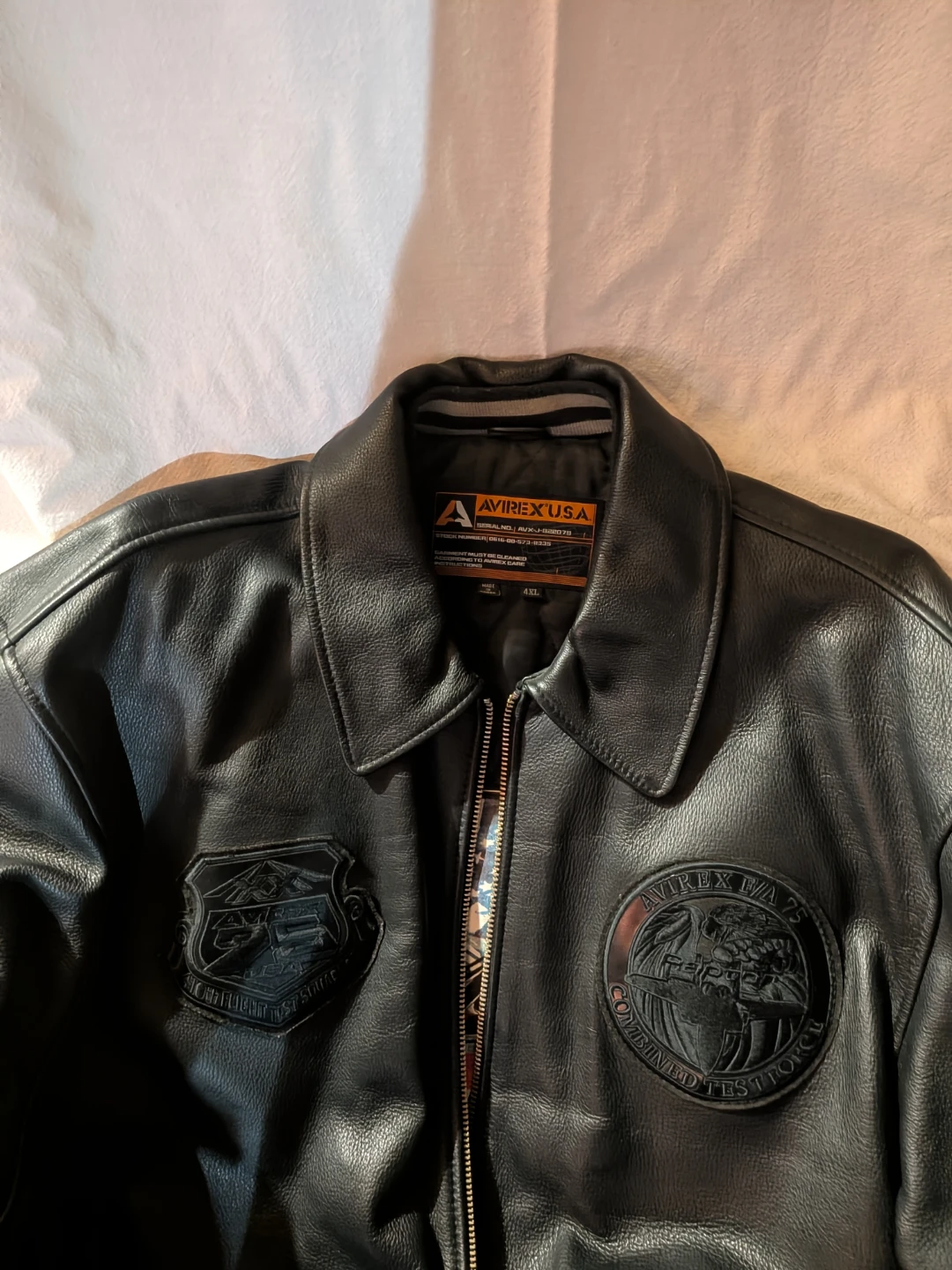 AVIREX USA Leather Bomber Jacket - photo 2