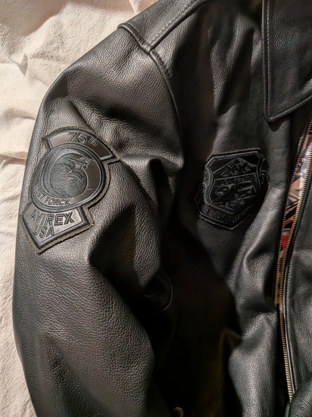 AVIREX USA Leather Bomber Jacket - photo 4