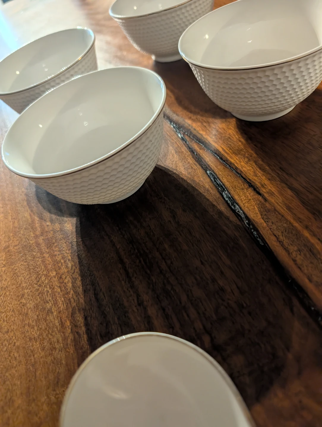 White Soup Tureen Set with 6 Bowls and Ladle - photo 4