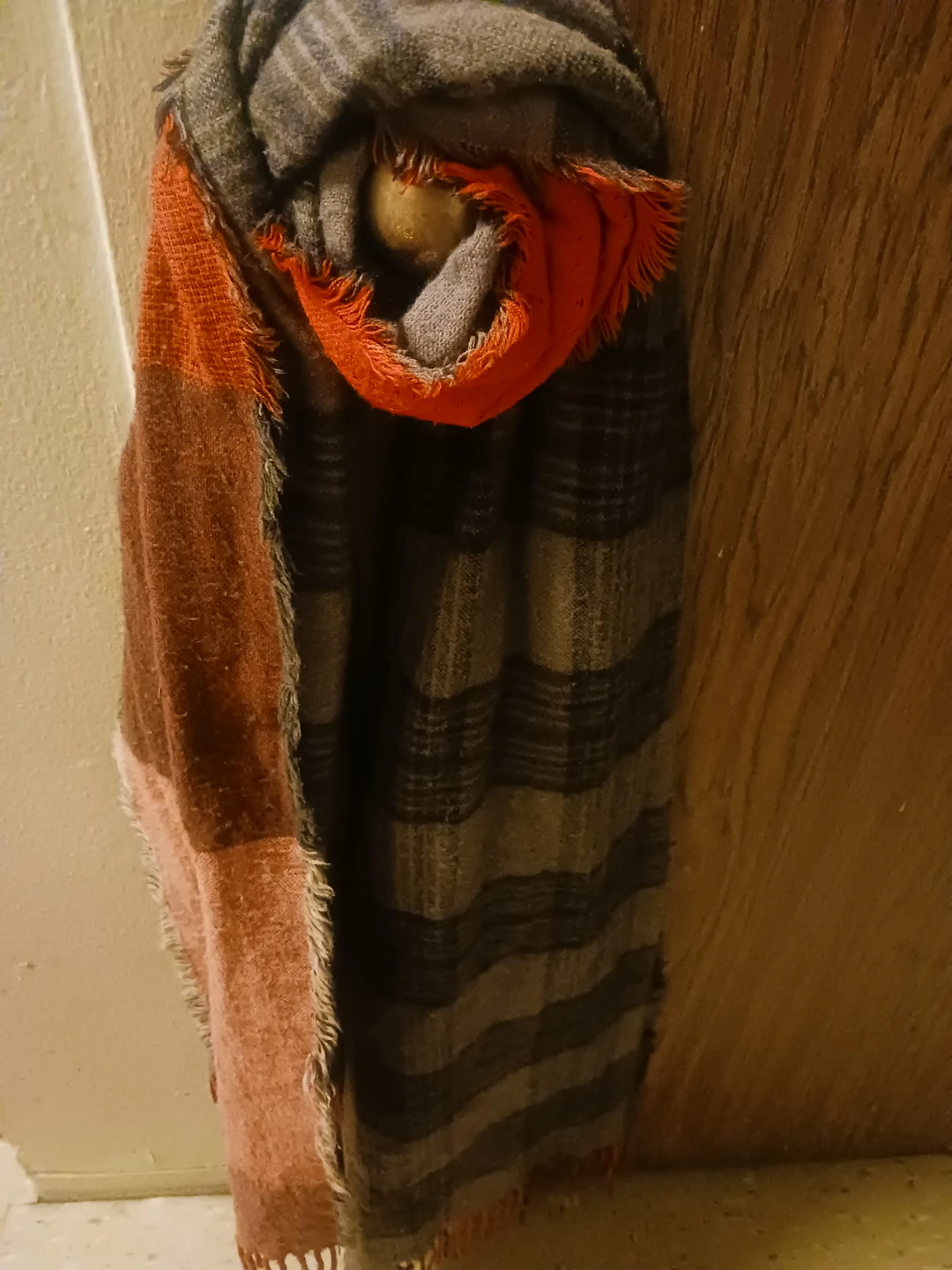 Patchwork Plaid Scarf