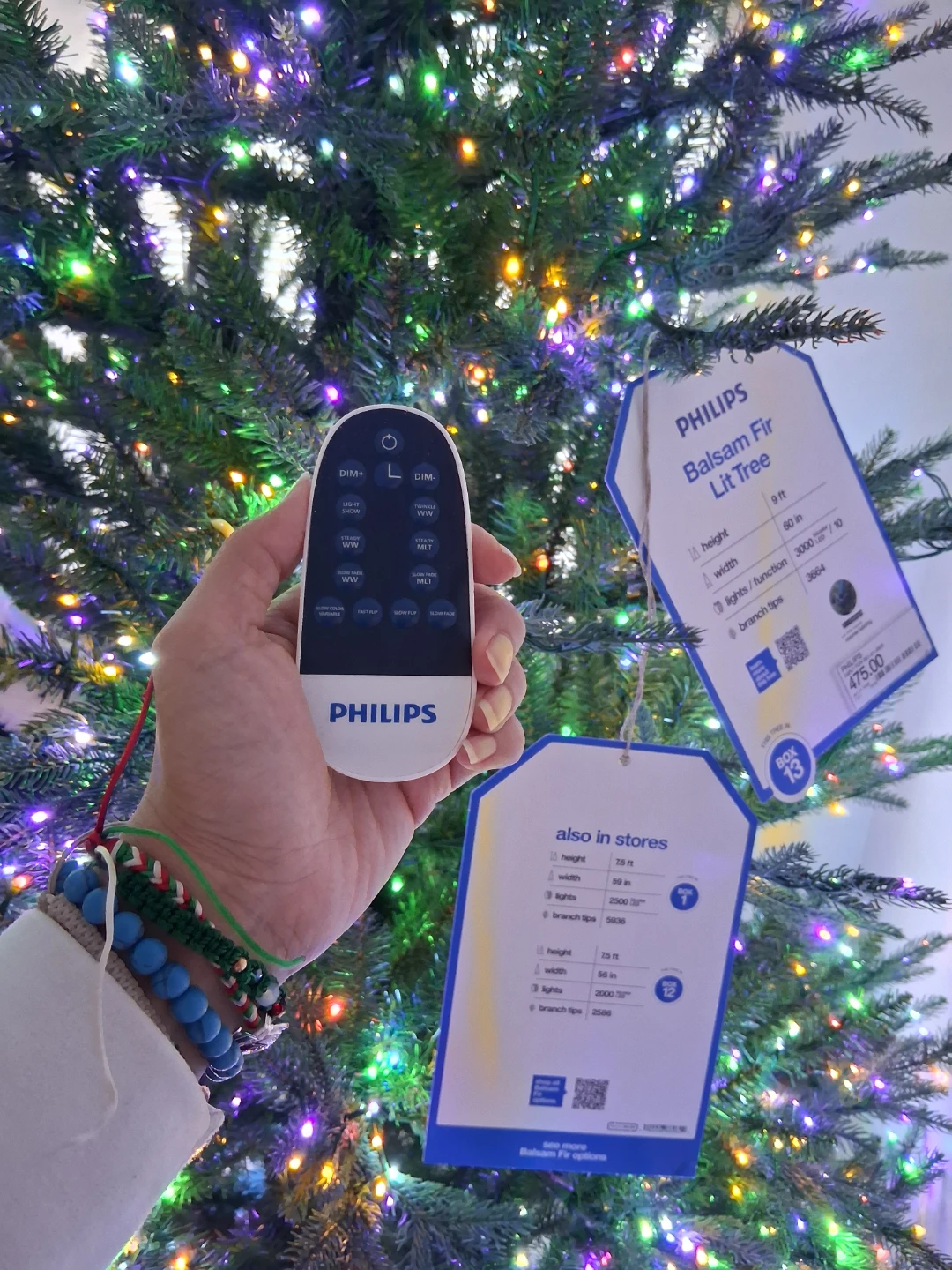 Philips Balsam Fir Lit Tree - 9 ft
