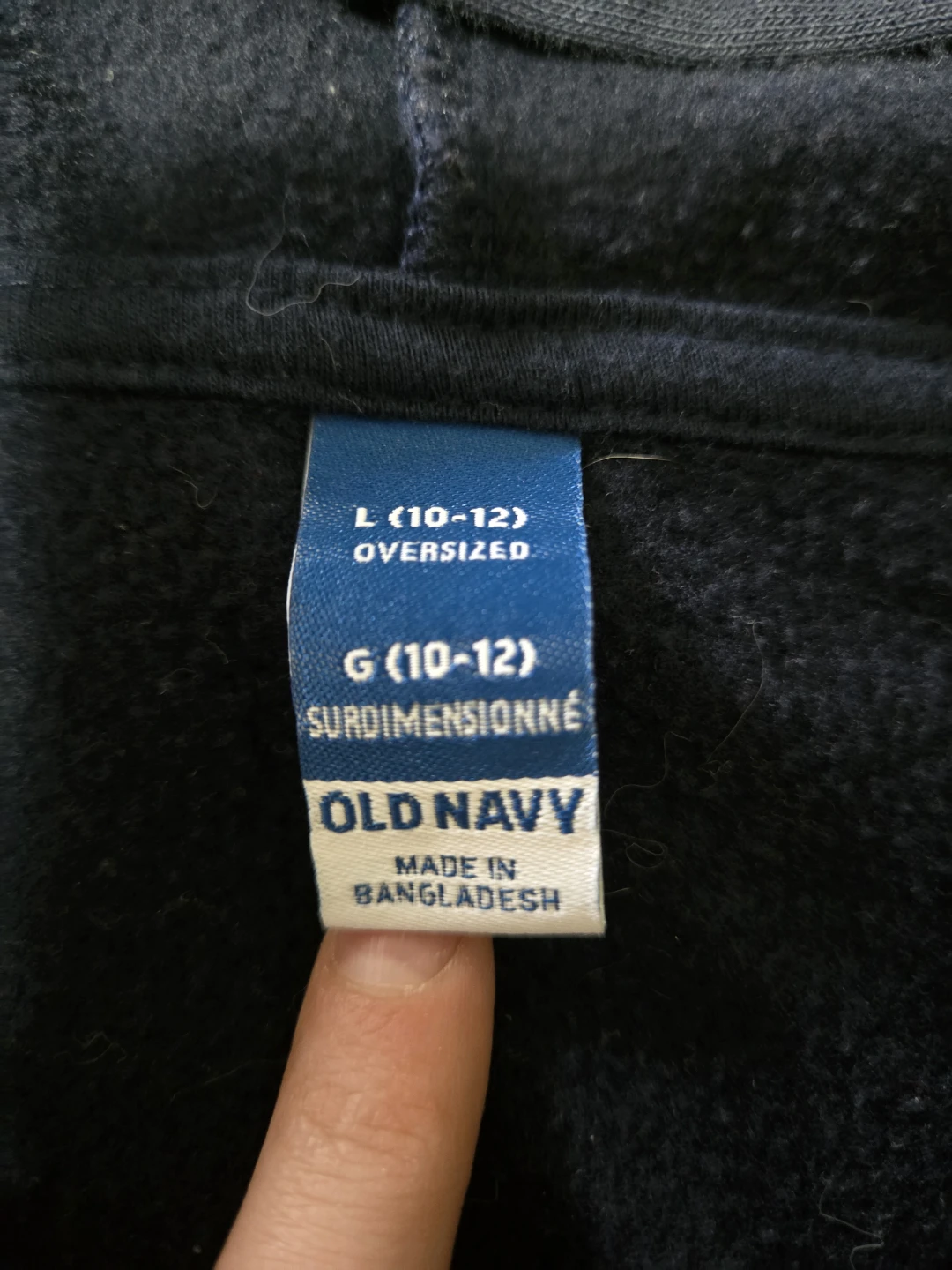 Old Navy Navy Blue Zip-Up Hoodie - photo 4