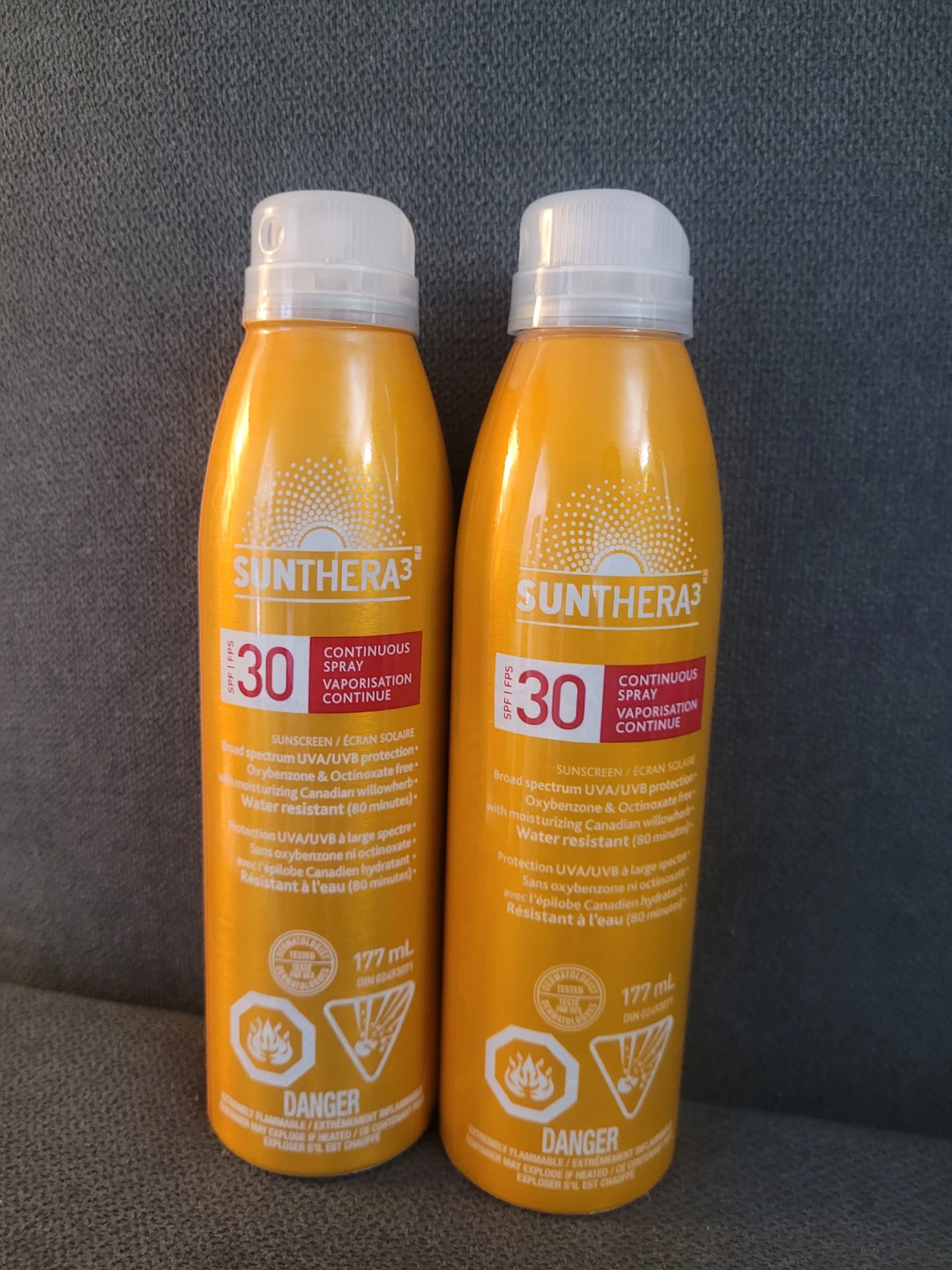 Sunthera3 Continuous Spray SPF 30 Sunscreen - 2 x 177 mL
