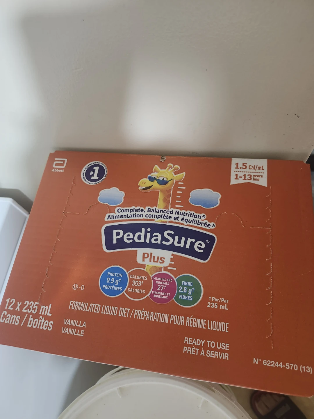 PediaSure Plus Vanilla - 12 x 235 mL