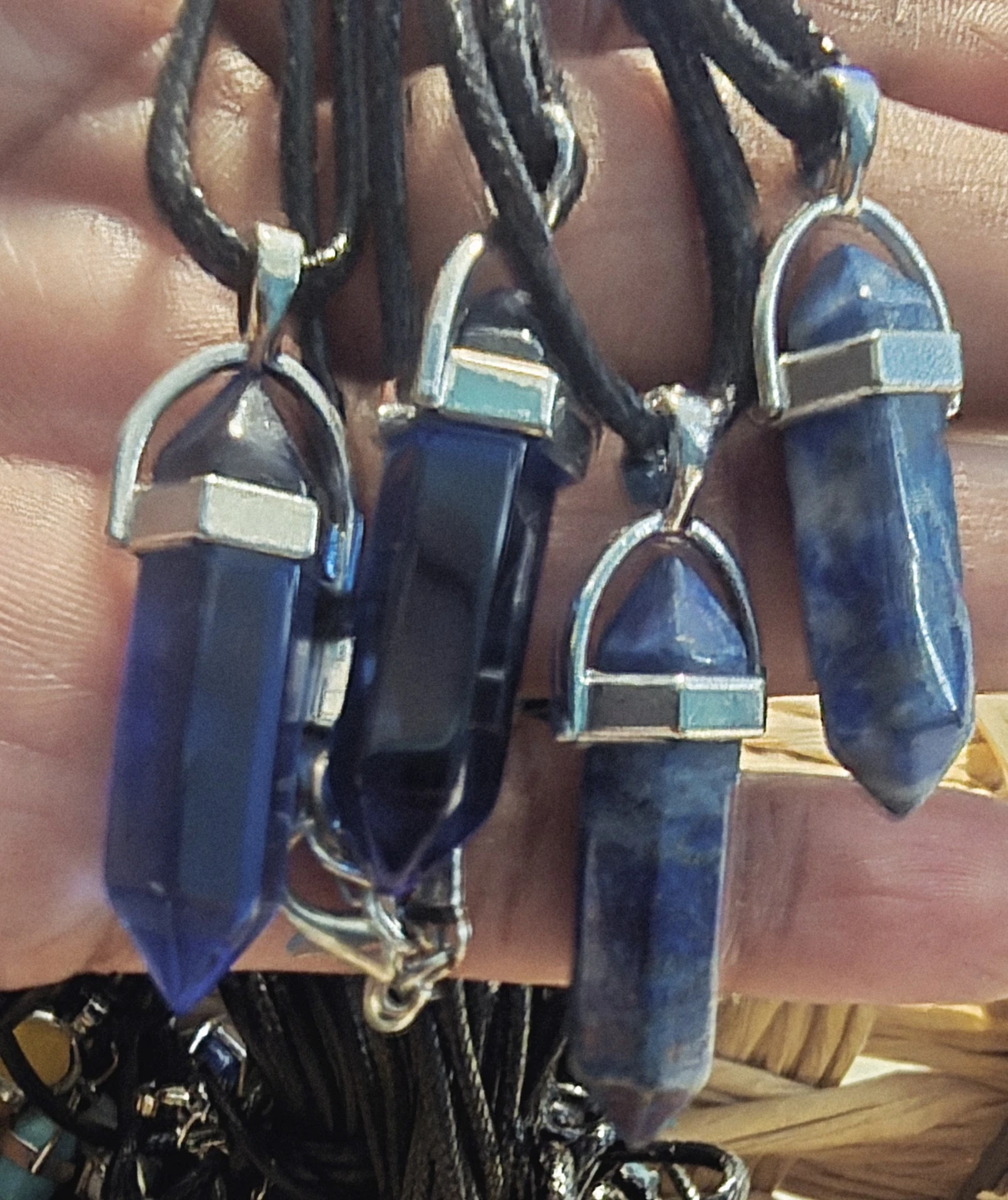 Healing Crystal Point Necklaces - Assorted Colors - photo 5