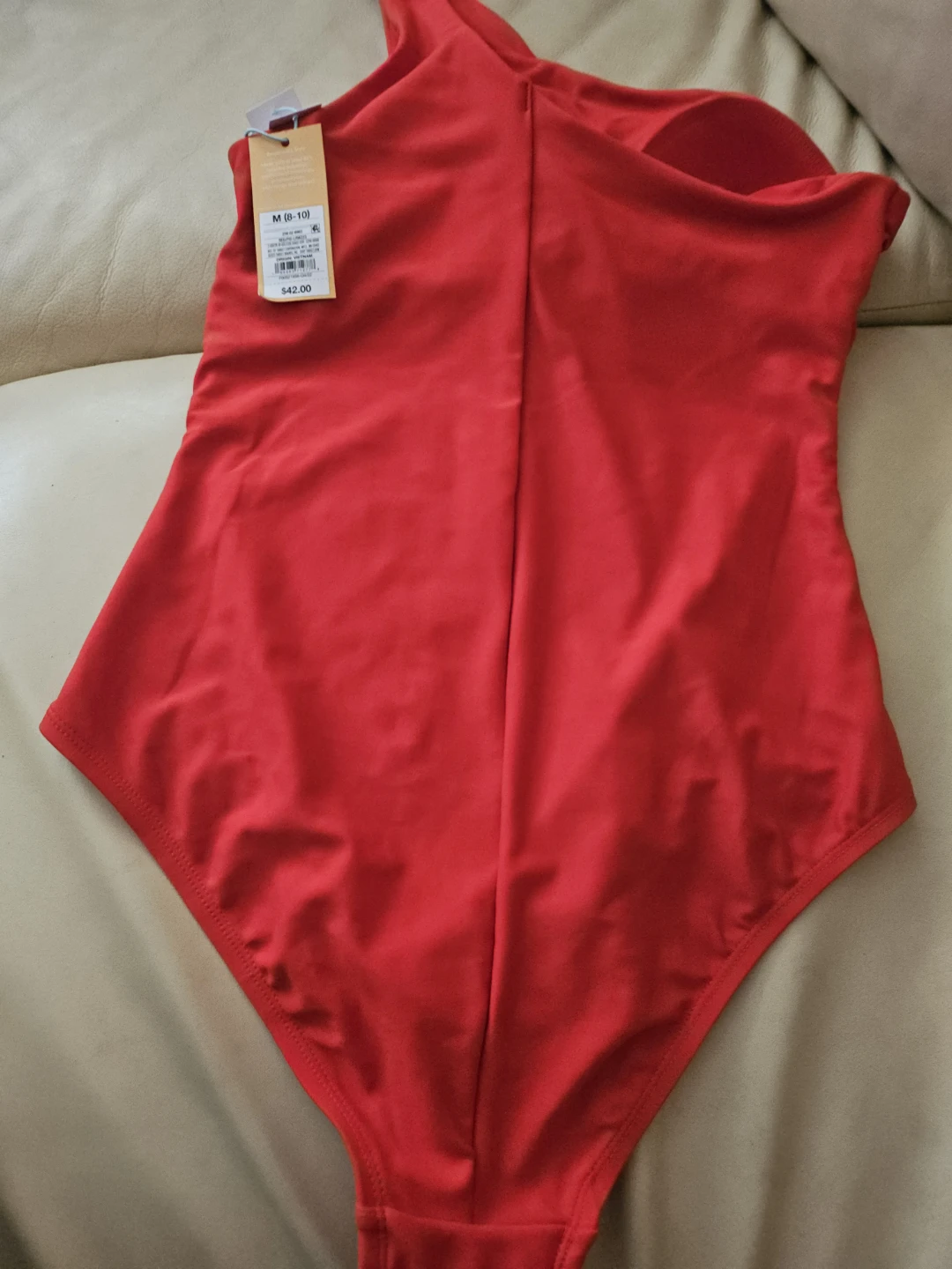 Kona Sol Red One-Piece Swimsuit