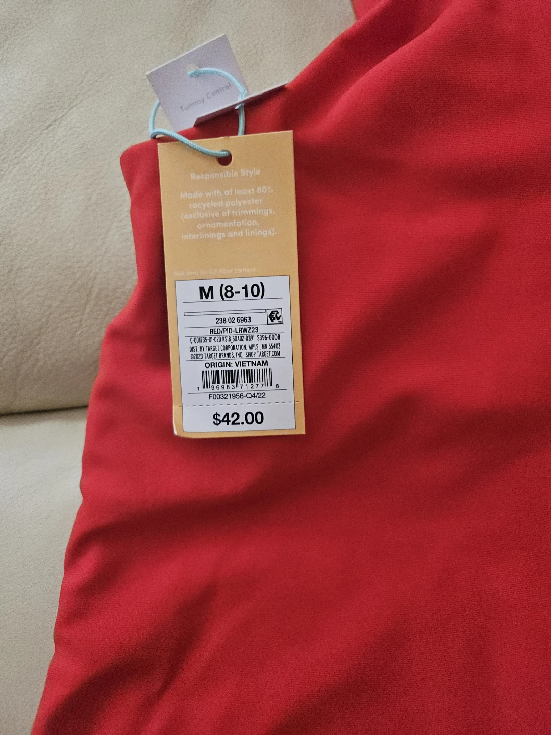 Kona Sol Red One-Piece Swimsuit - photo 2