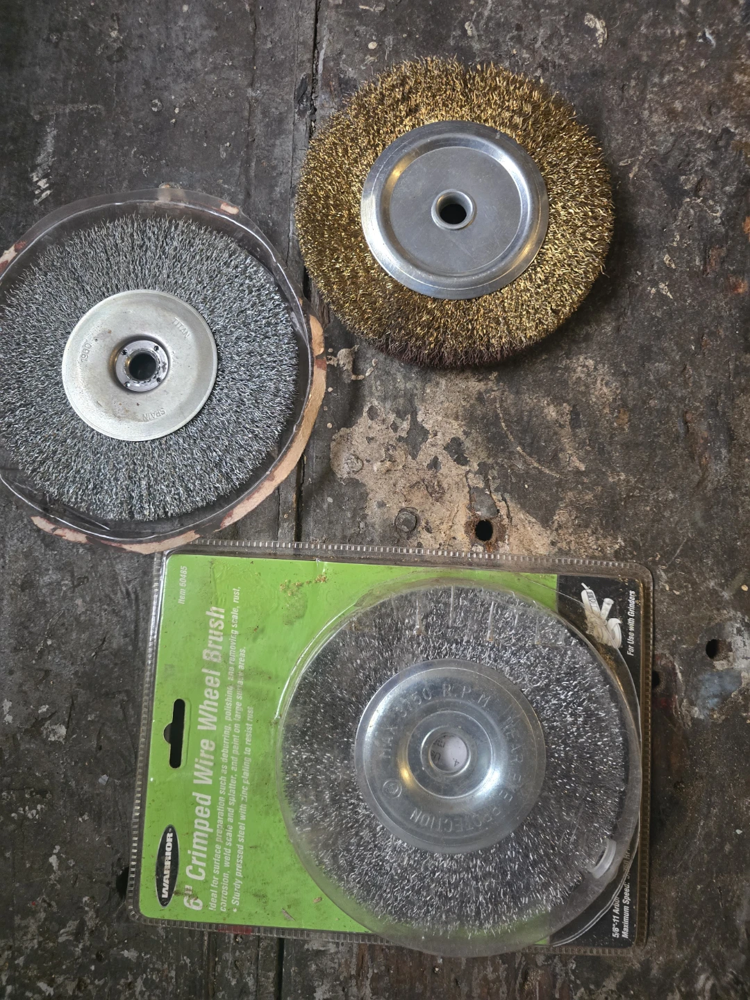 Warrior 6" Crimped Wire Wheel Brush