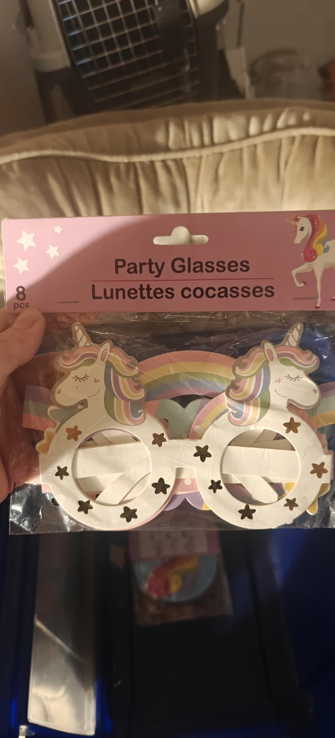 8 pc Unicorn Party Glasses