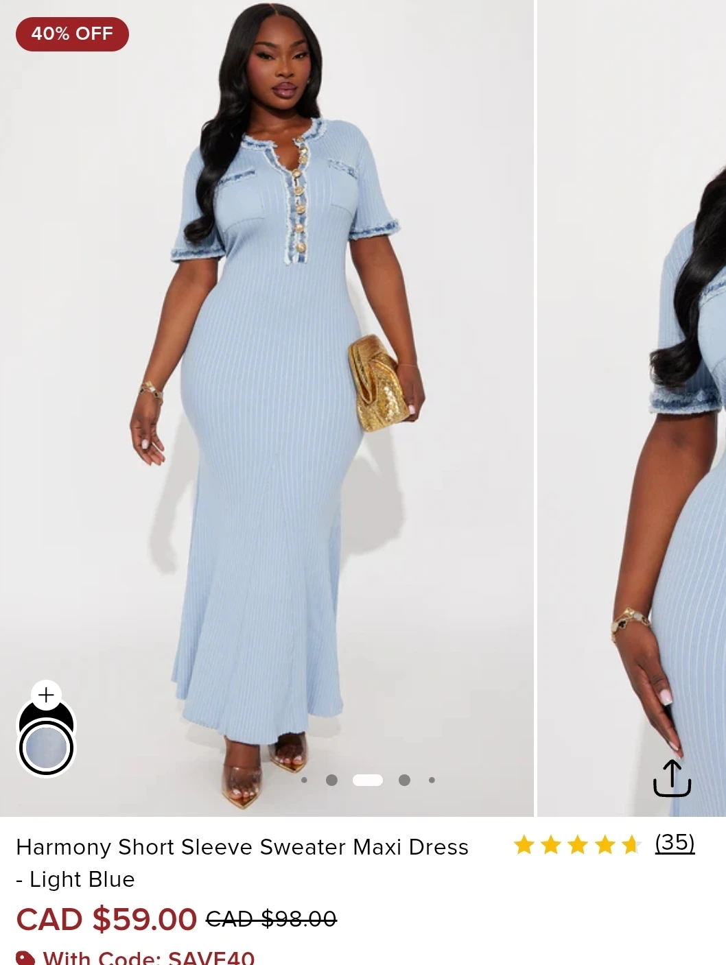 Fashion Nova Ribbed Knit Dress - photo 2