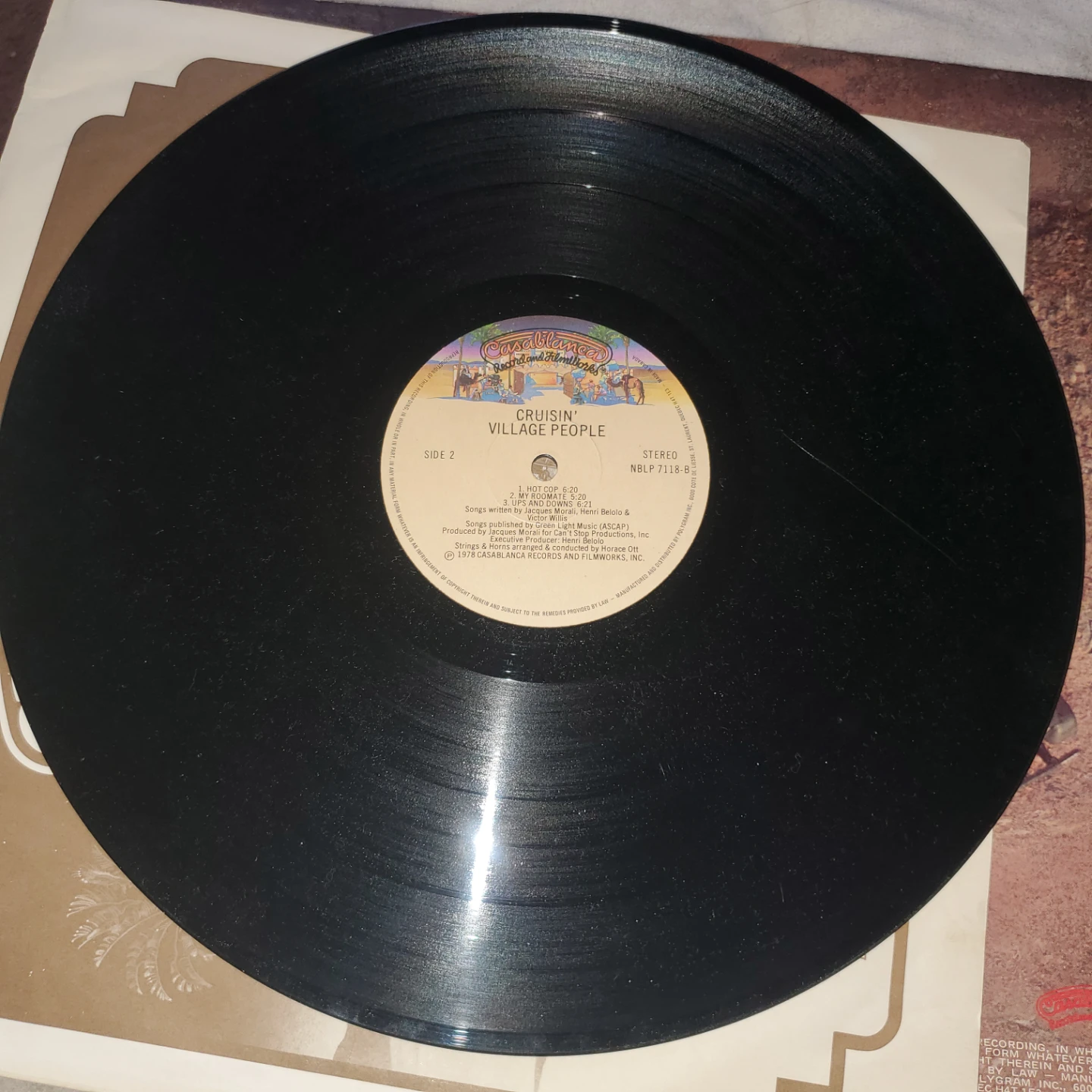 Village People Cruisin' Vinyl Record - photo 4