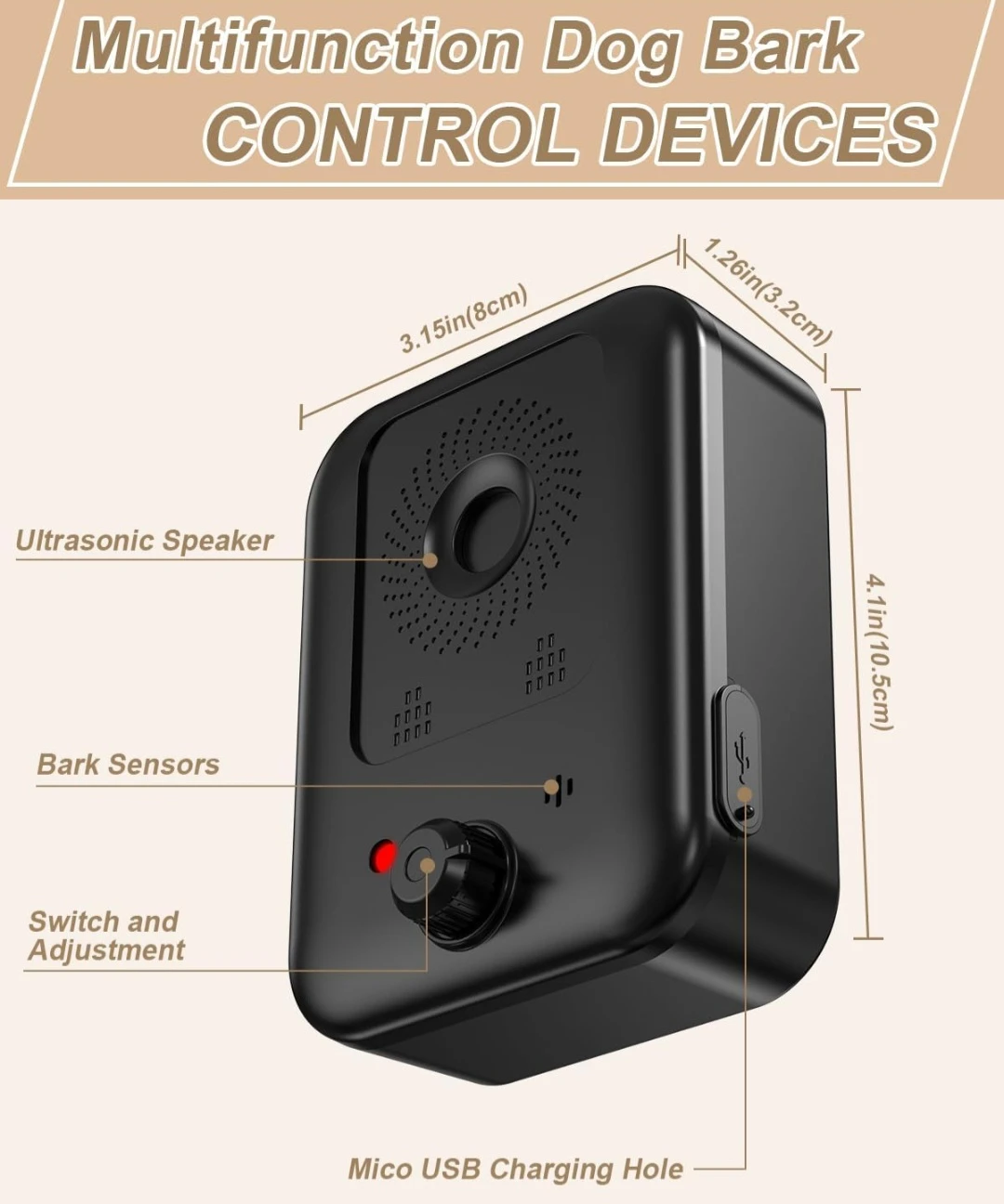 Anti Barking Control Devices with 3 Modes - photo 3