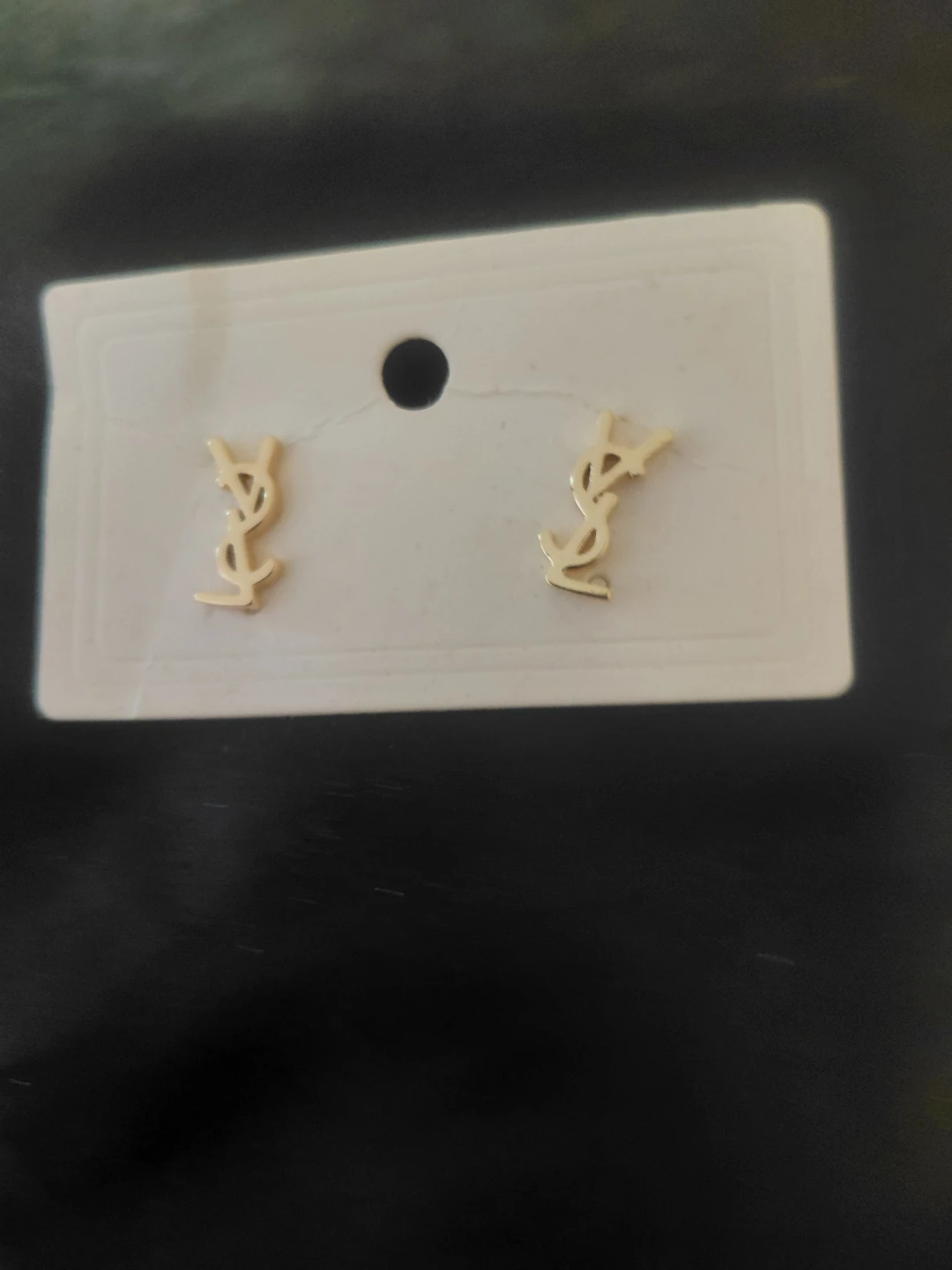 Gold Earrings YSL