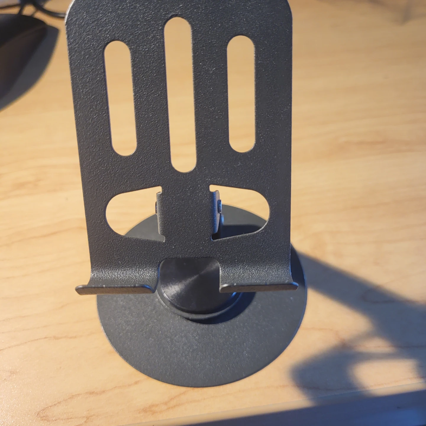Adjustable Cell Phone Stand Holder - Grey - photo 3