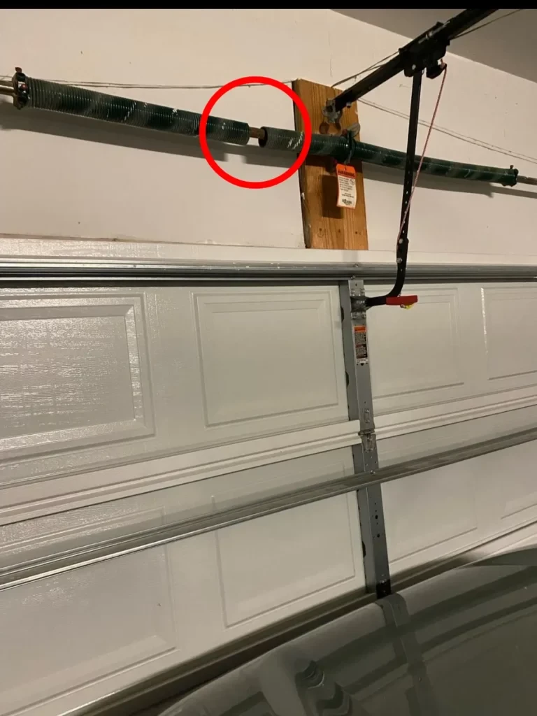 Garage door service