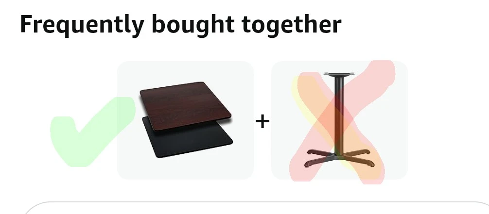 Square Table Top - Mahogany & Black - photo 2