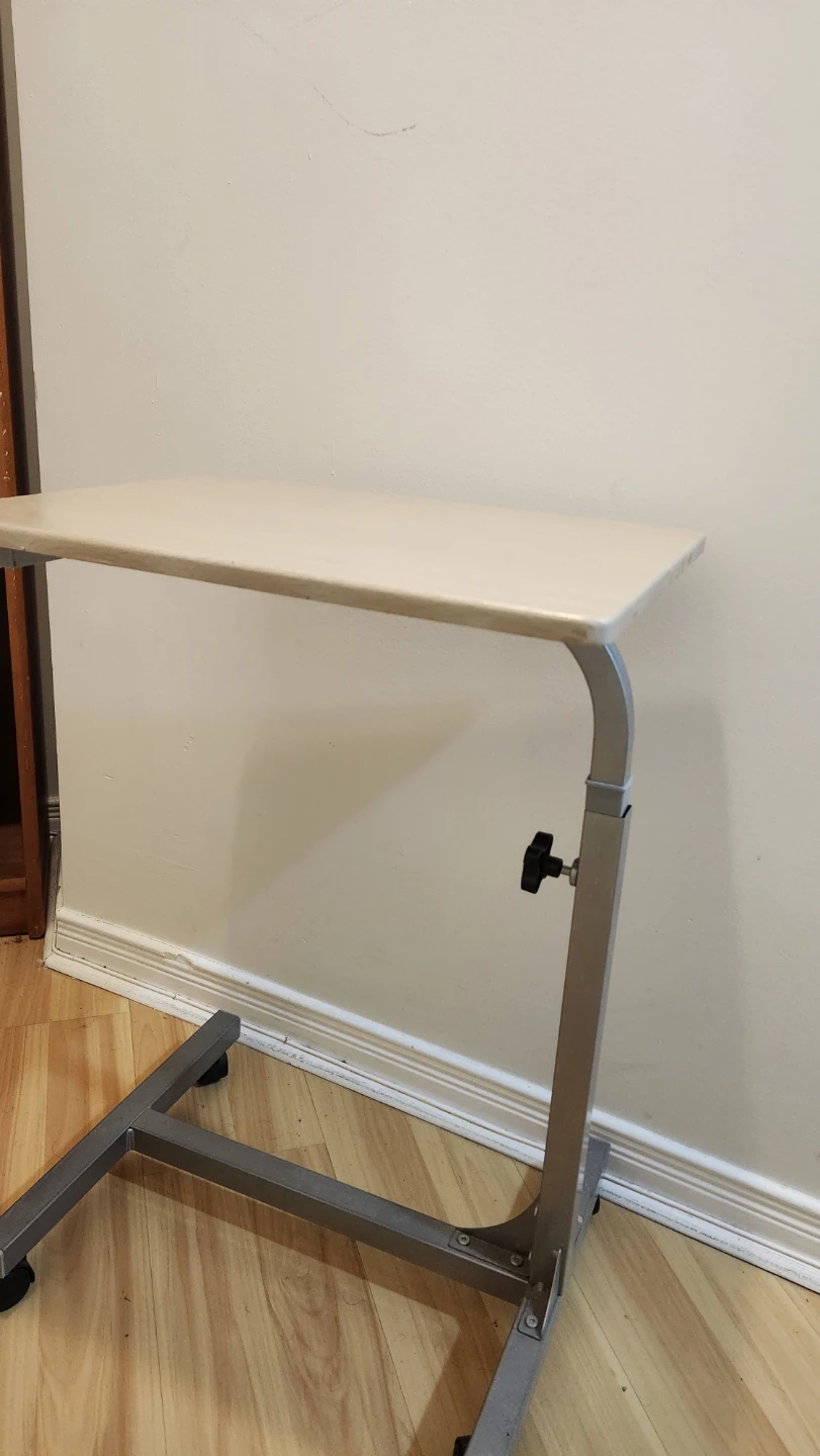 Adjustable Rolling Tray Table - photo 2