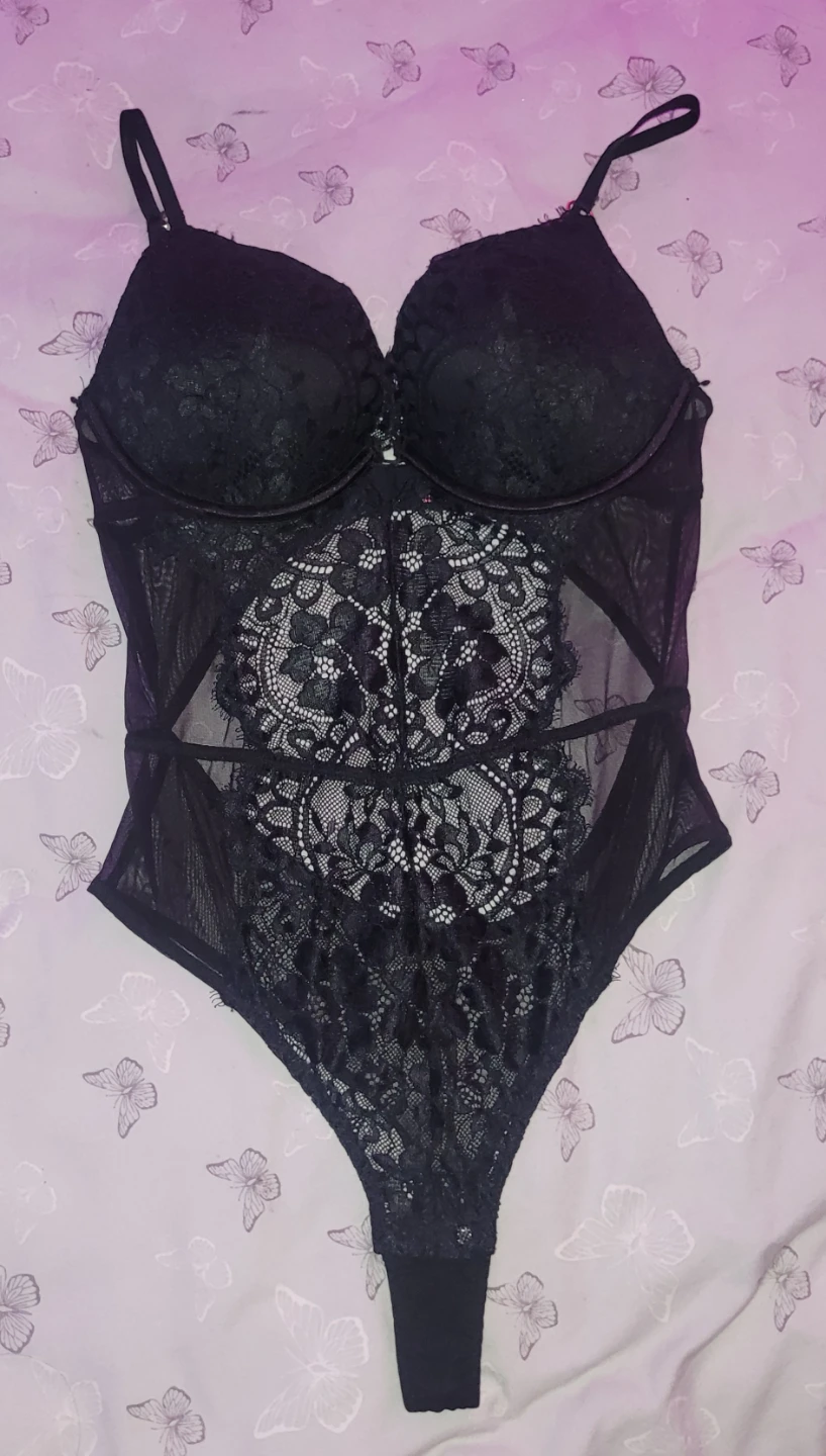 Victoria secret Black Lace Bodysuit
