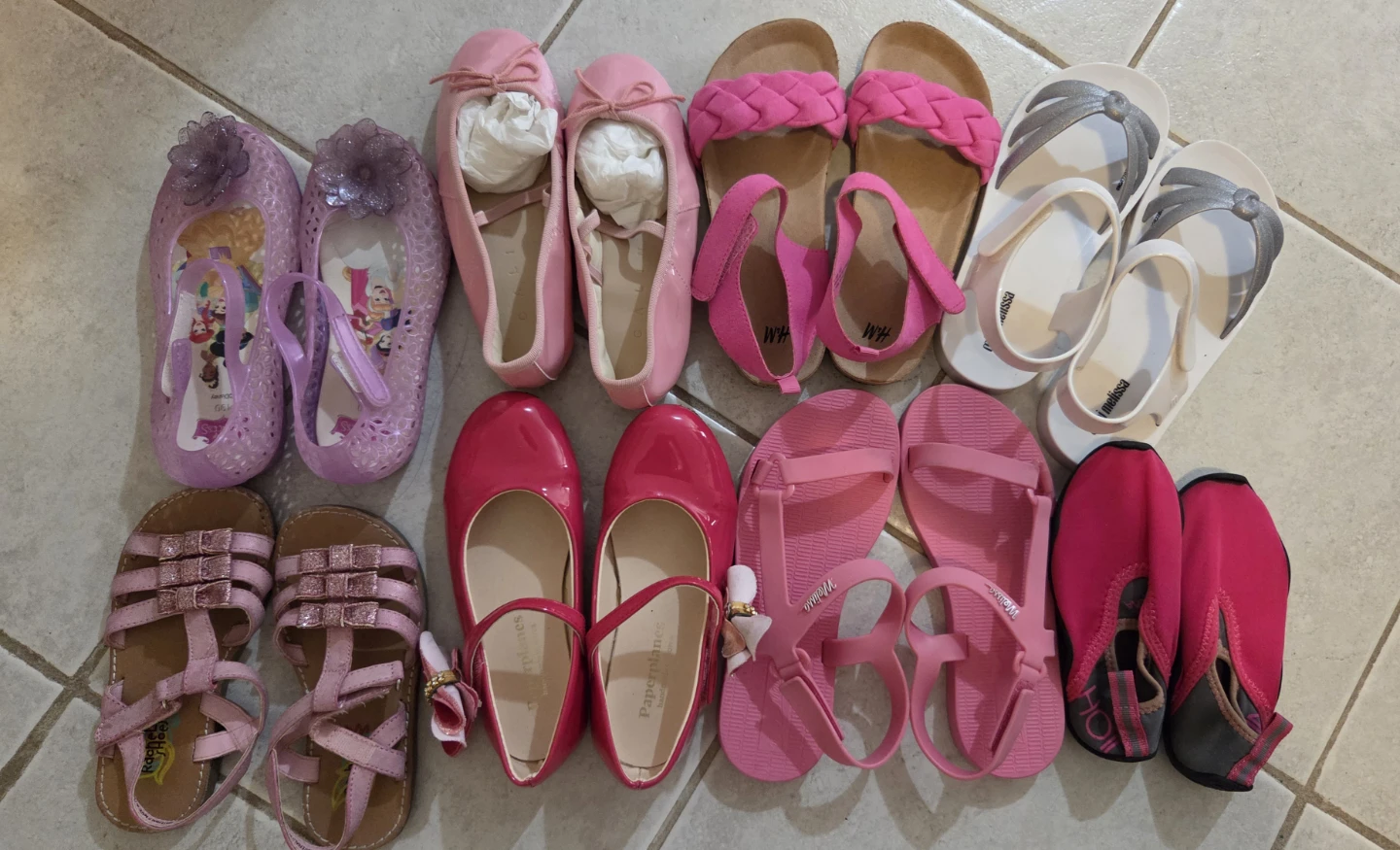 Kids Pink Ballet Flats and Sandals Bundle