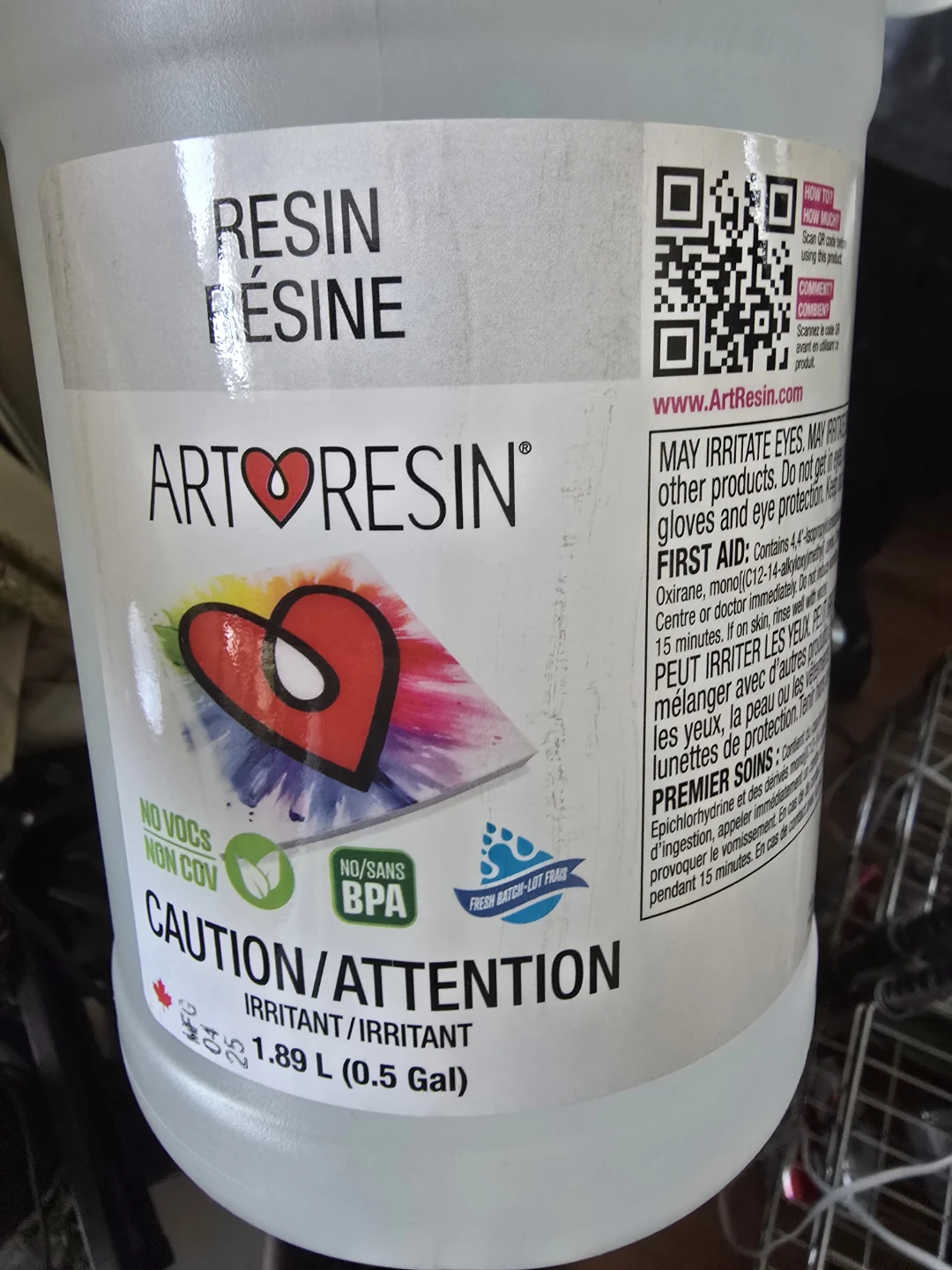 ArtResin Epoxy Resin & Hardener Kit - 1.89 L (0.5 Gal) Each - photo 2