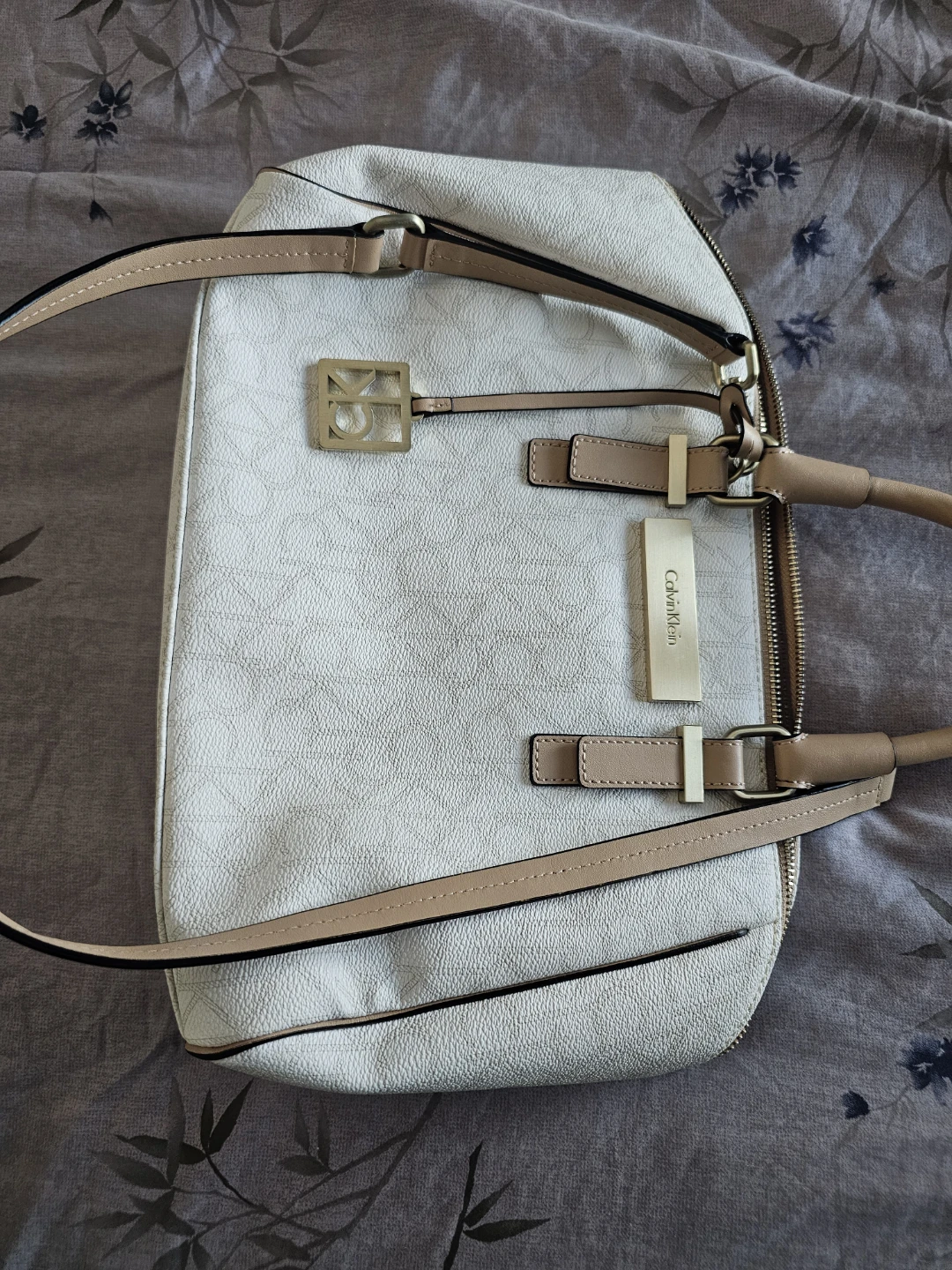 Calvin Klein Women's Monogram Satchel Handbag - photo 2