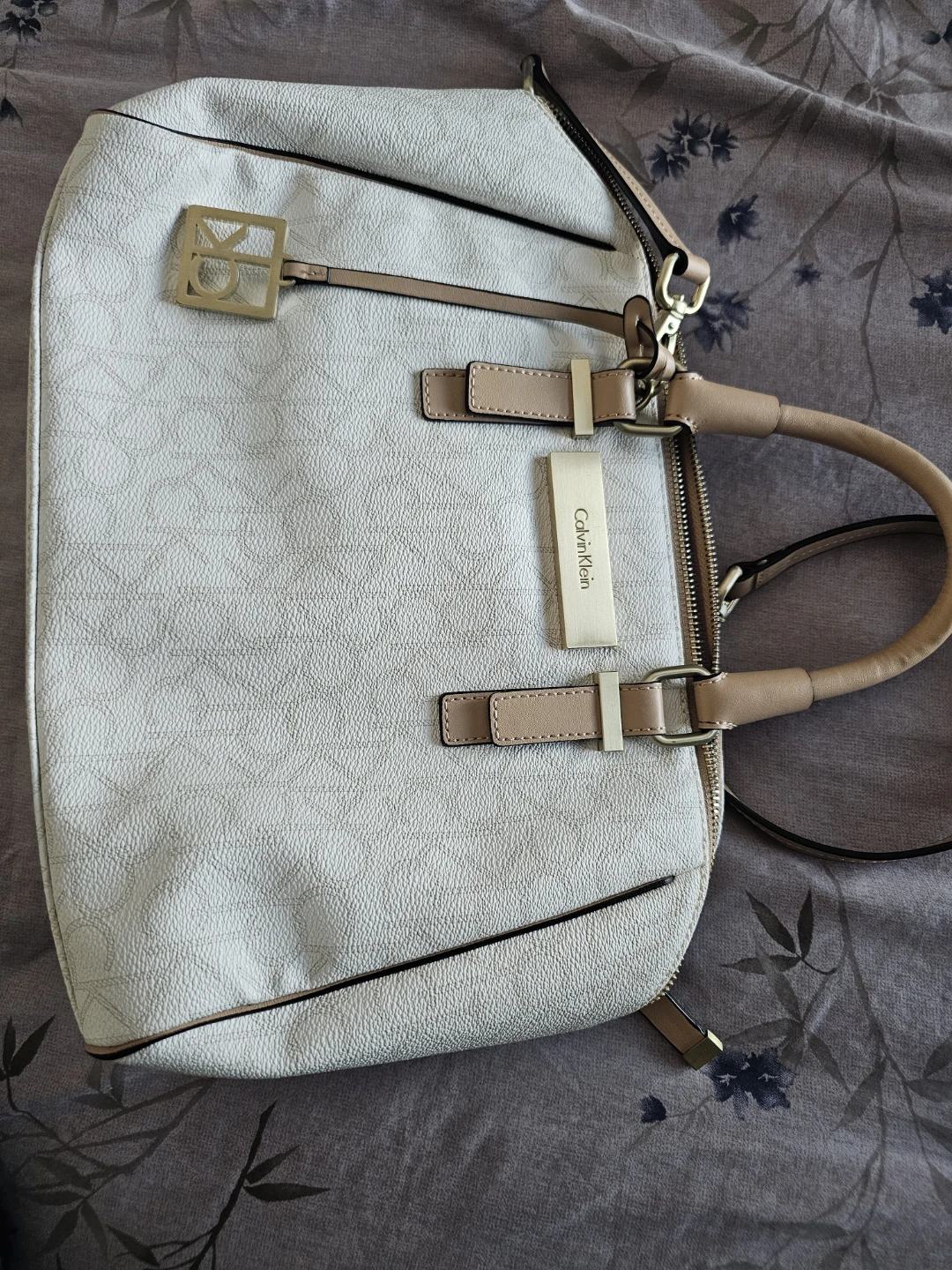 Calvin Klein Women's Monogram Satchel Handbag - photo 3