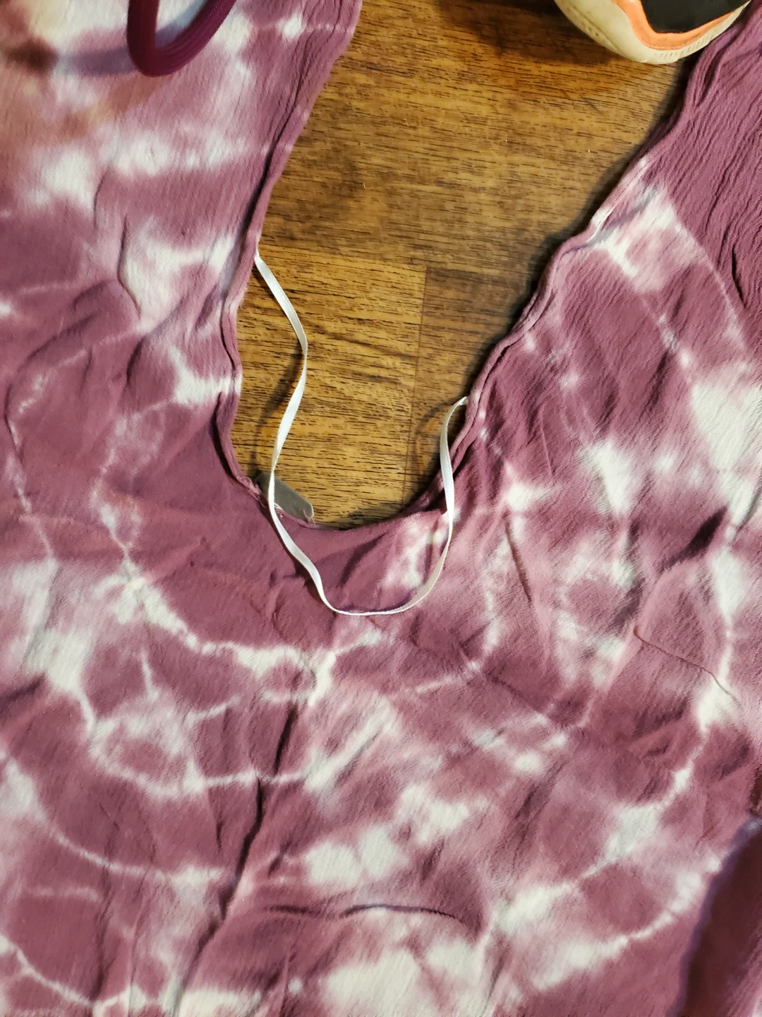 Purple Tie-Dye Wide Wrap Around. - photo 2