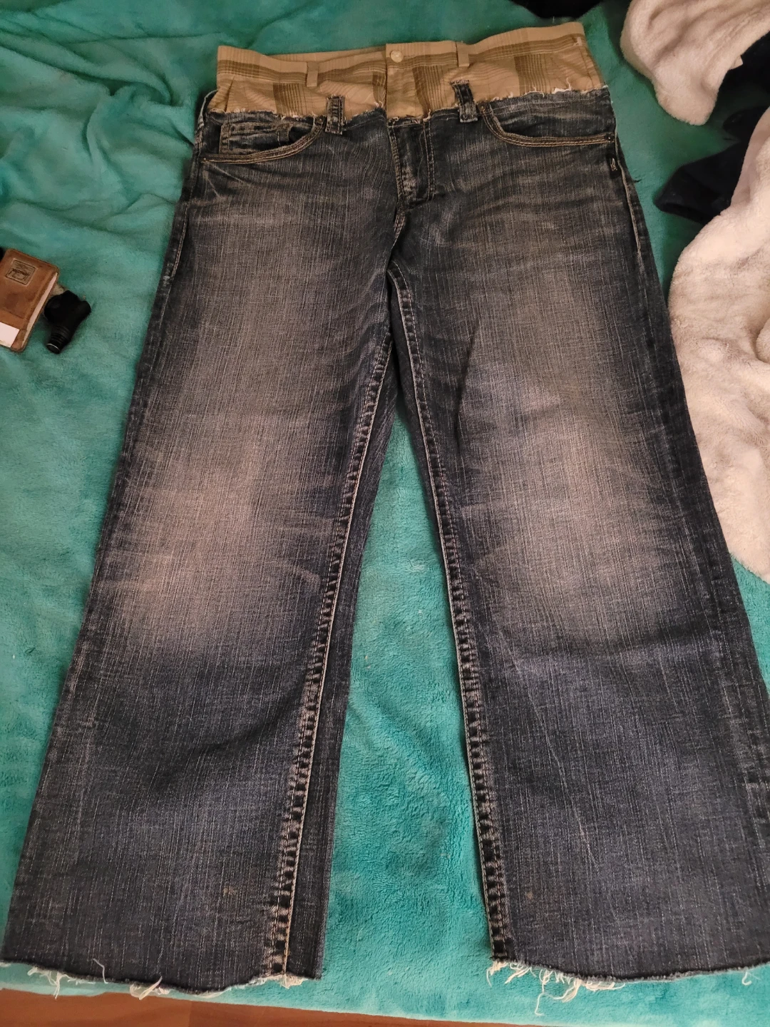 Silver Jeans Co. Denim Jeans with Plaid Waistband - photo 2