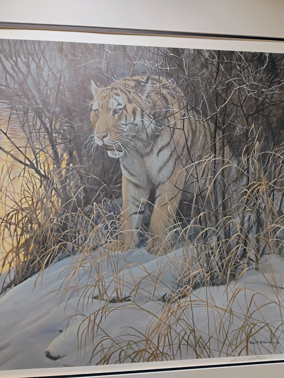 Robert Bateman "Tiger in Winter" Limited Edition Print - photo 4