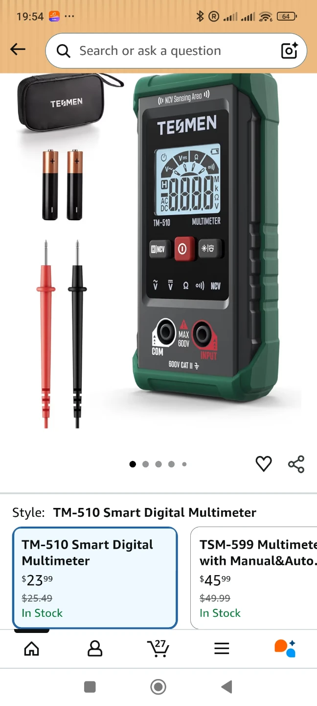 TESMEN TM-510 Smart Digital Multimeter