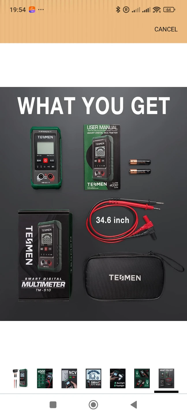 TESMEN TM-510 Smart Digital Multimeter - photo 4