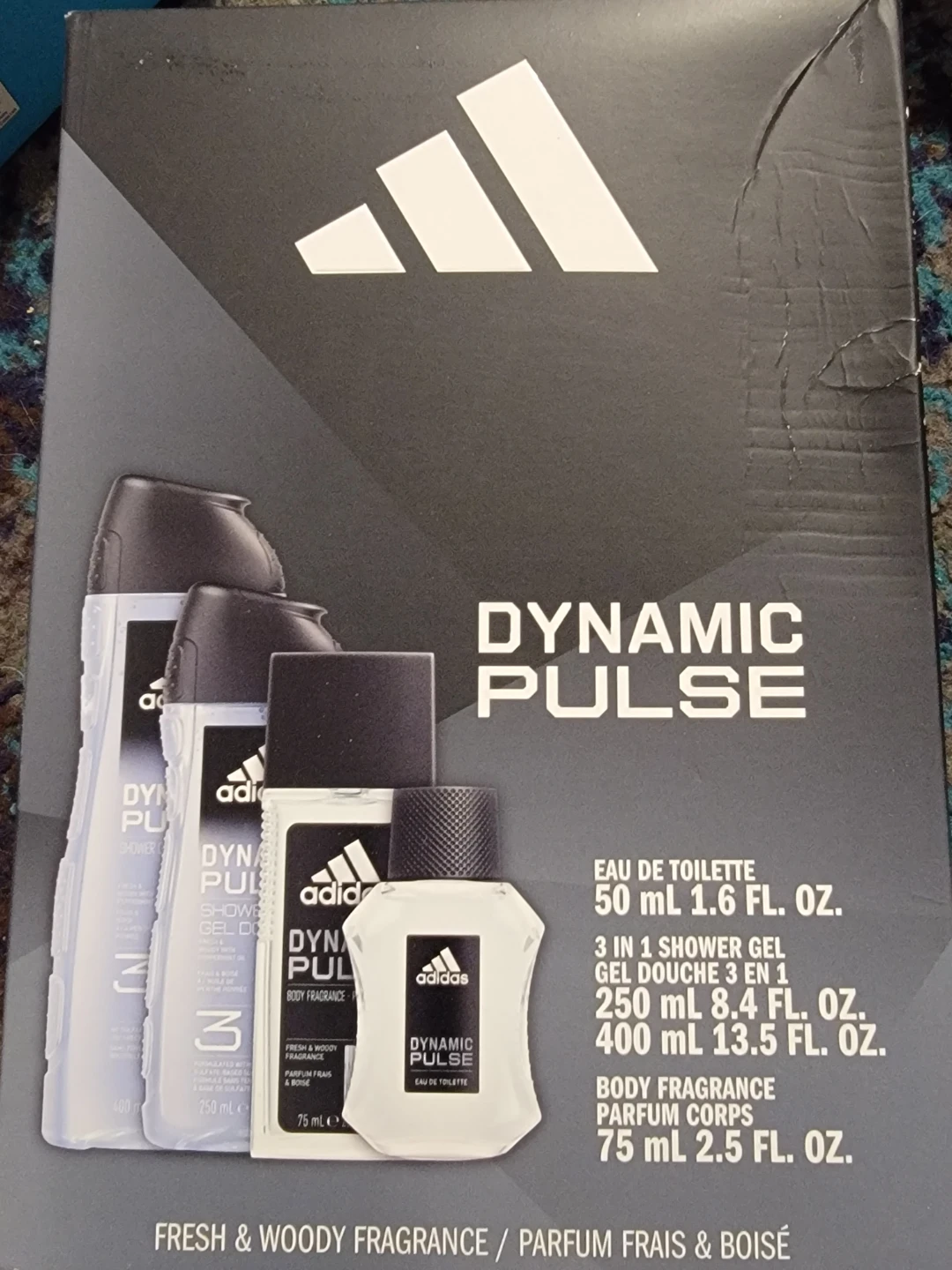Adidas Dynamic Pulse Eau de Toilette and Shower Gel Gift Set