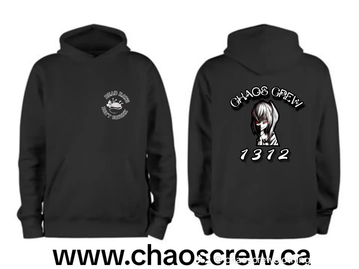 Chaos Crew Black Hoodie