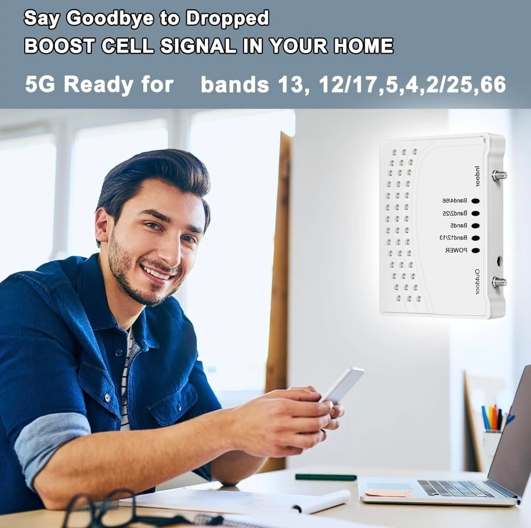Cell Phone Booster for Home & Office - 6000 sq ft Coverage - photo 3
