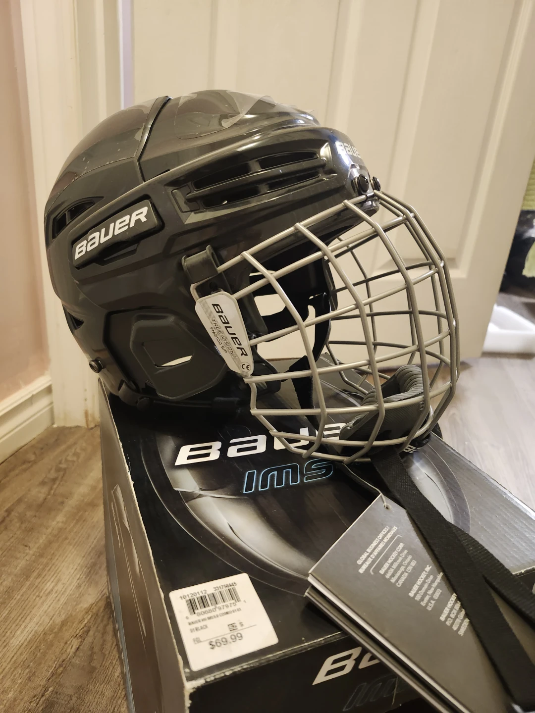 Bauer IMS 5.0 Hockey Helmet with Cage - Size S