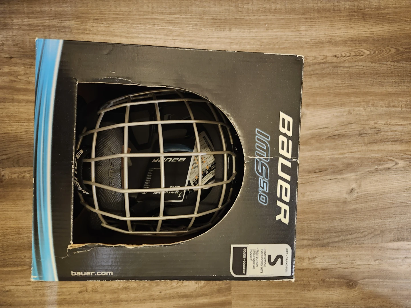 Bauer IMS 5.0 Hockey Helmet with Cage - Size S - photo 4