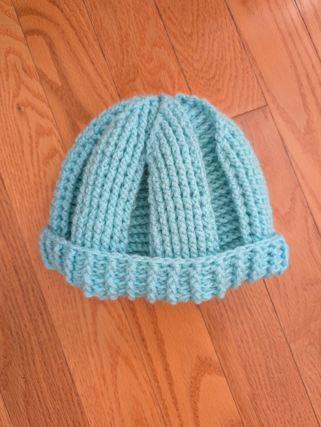 Knitted Hat turquoise color🧡