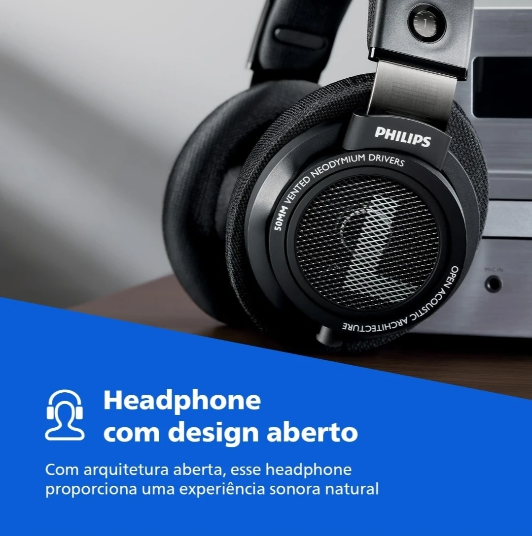 Philips Open Back Over-Ear Headphones - photo 3