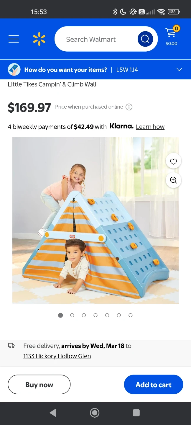 Little Tikes Campin' & Climb Wall - photo 4